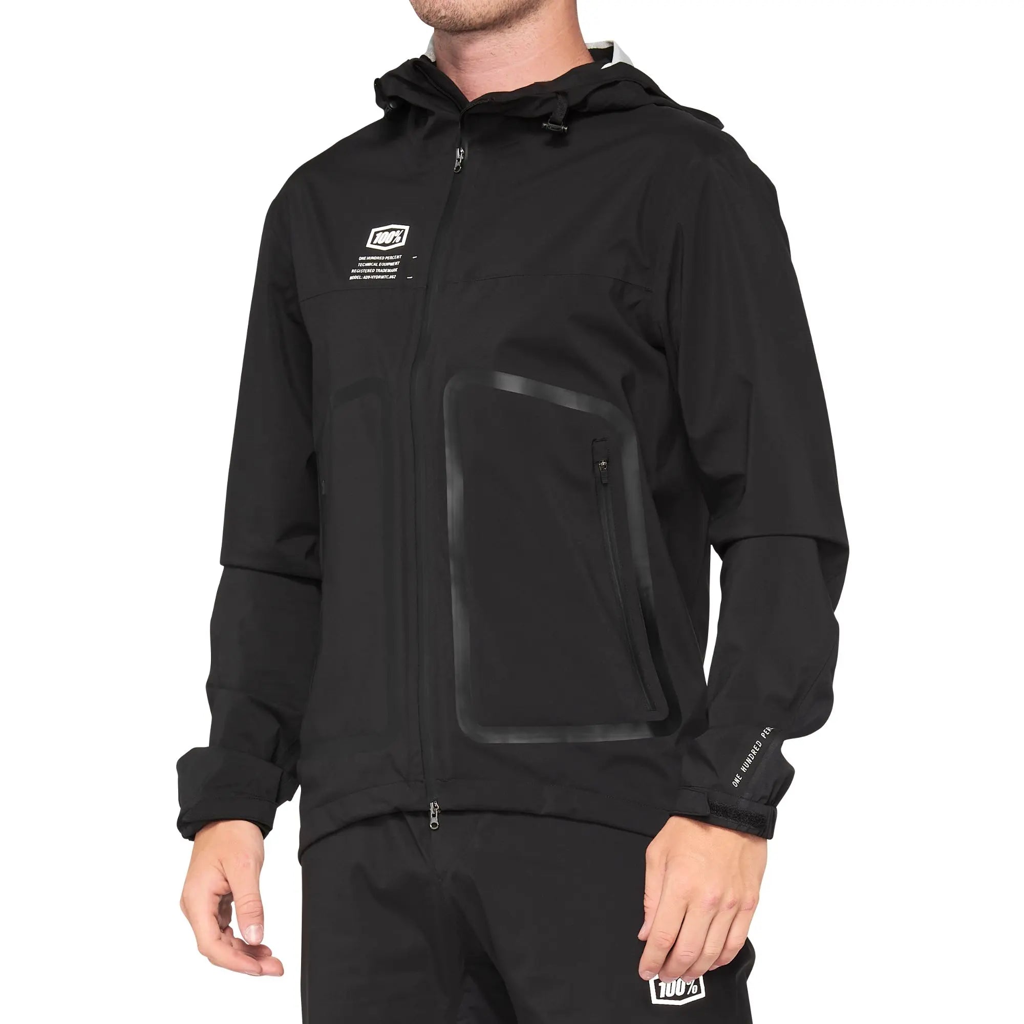 100% Hydromatic Waterproof Jacket Black - FREE UK Shipping, FREE 365 Day Returns | Moto Central