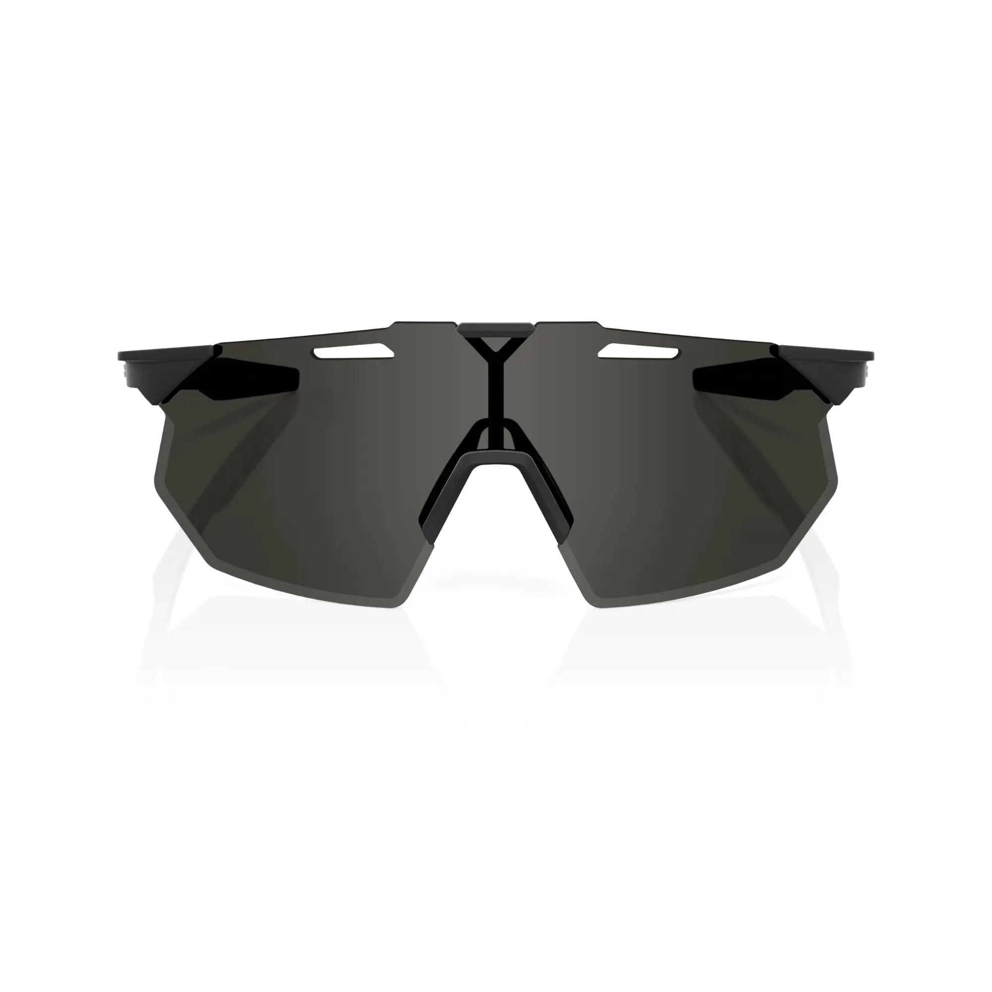 100% Hypercraft SQ Glasses Matt Black / Smoke Lens - FREE UK Shipping, FREE 365 Day Returns | Moto Central