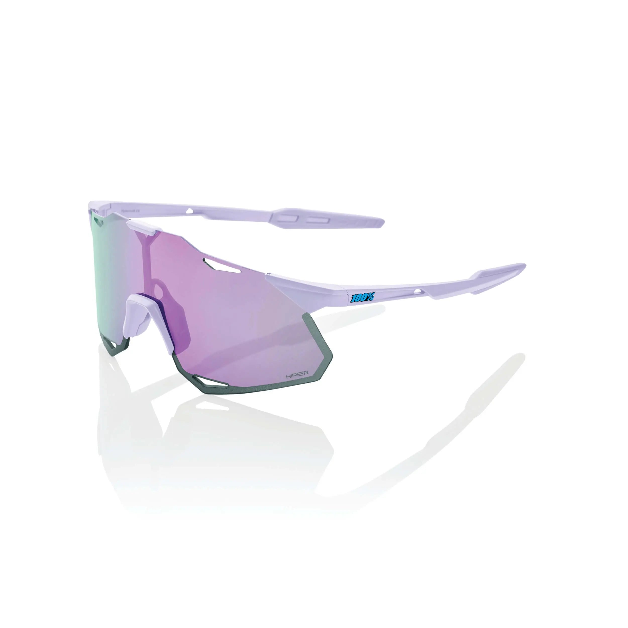 100% Hypercraft XS Glasses Soft Tact Lavender / HiPER Lavender Mirror Lens - FREE UK Shipping, FREE 365 Day Returns | Moto Central