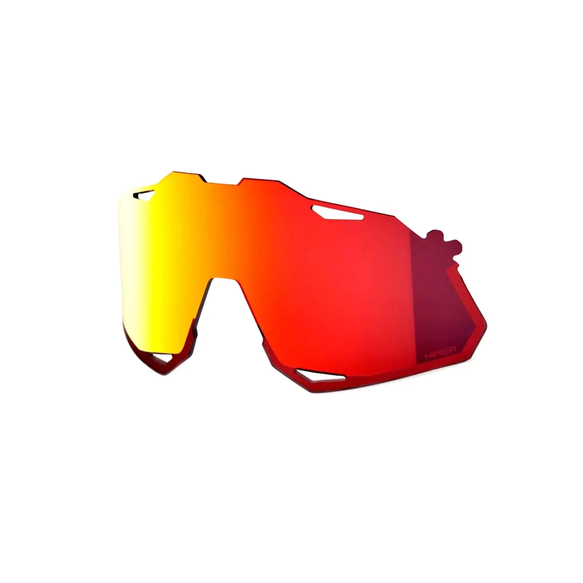 100% Hypercraft XS Replacement Polycarbonate Lens HiPER Red Multilayer Mirror - FREE UK Shipping, FREE 365 Day Returns | Moto Central