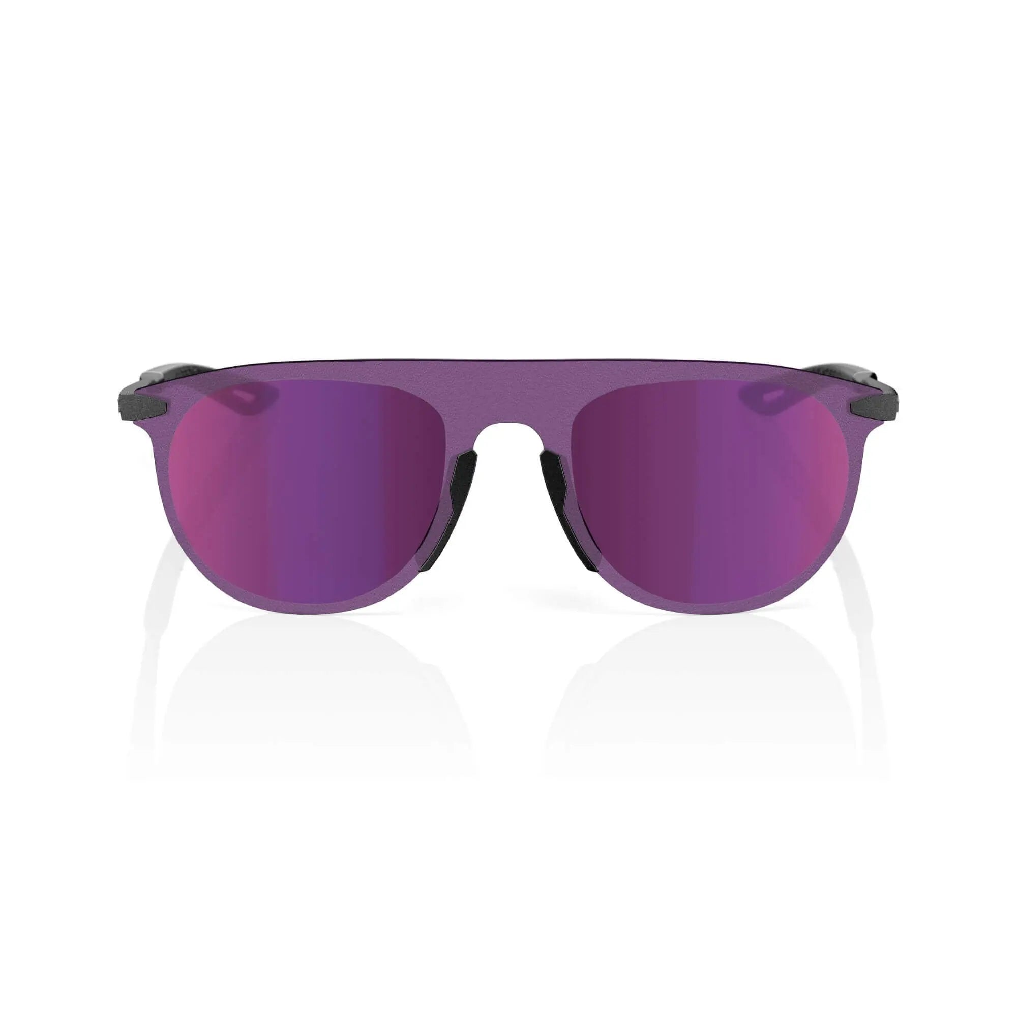 100% Legere Coil Glasses Matt Gunmetal / Purple Multilayer Mirror Lens - FREE UK Shipping, FREE 365 Day Returns | Moto Central