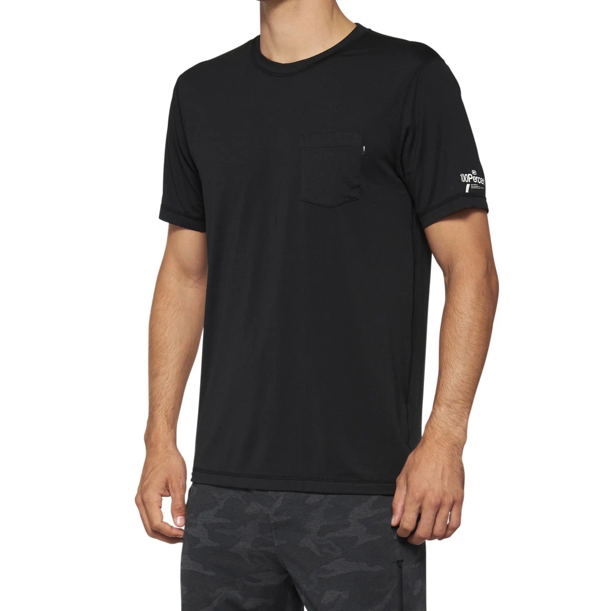 100% Mission Athletic Short Sleeves T-Shirt Black - FREE UK Shipping, FREE 365 Day Returns | Moto Central