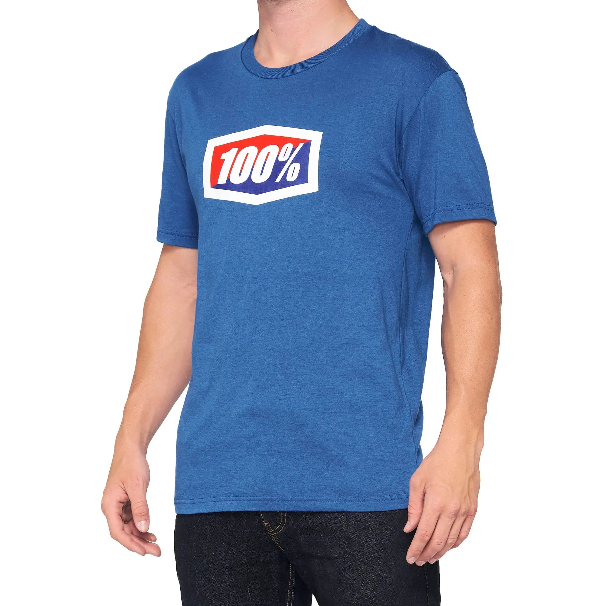 100% Official T-Shirt Blue - FREE UK Shipping, FREE 365 Day Returns | Moto Central