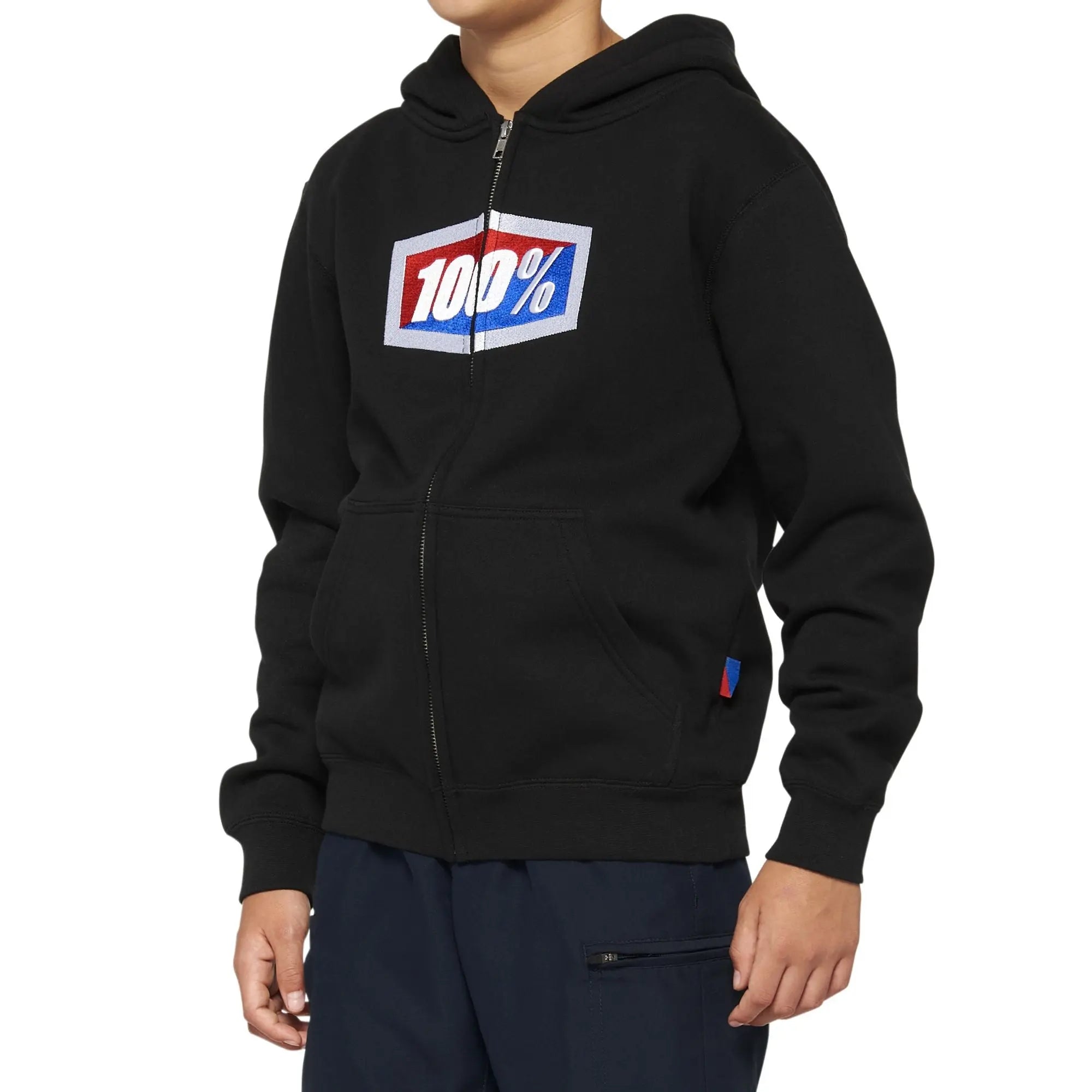 100% Official Youth Zip Hoodie Black - FREE UK Shipping, FREE 365 Day Returns | Moto Central