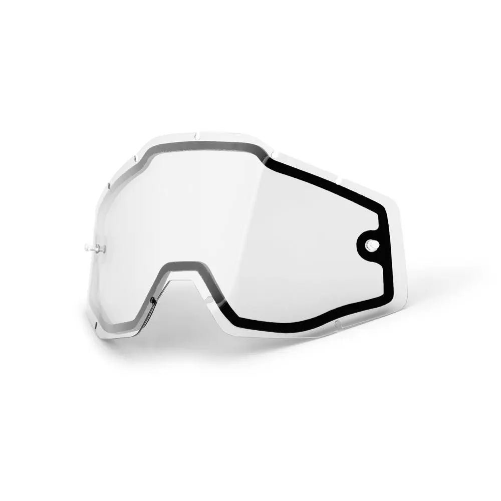 100% Racecraft 2 / Accuri 2 / Strata 2 Dual Pane Replacement Lens Clear - FREE UK Shipping, FREE 365 Day Returns | Moto Central