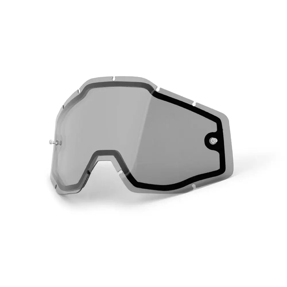 100% Racecraft 2 / Accuri 2 / Strata 2 Dual Pane Replacement Lens Smoke - FREE UK Shipping, FREE 365 Day Returns | Moto Central