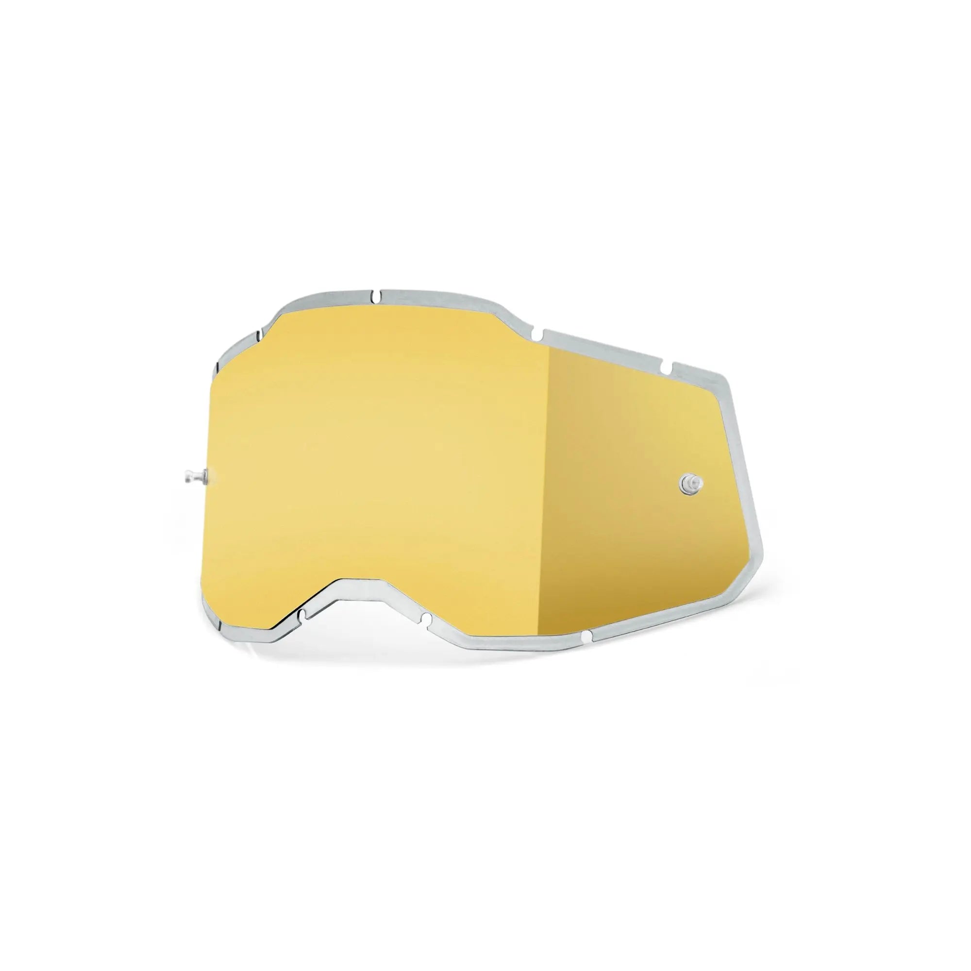 100% Racecraft 2 / Accuri 2 / Strata 2 Injected Replacement Lens Gold Mirror - FREE UK Shipping, FREE 365 Day Returns | Moto Central