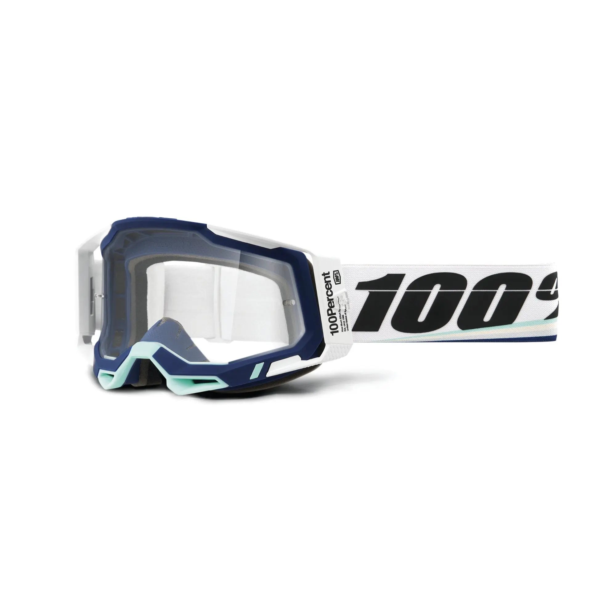 100% Racecraft 2 Goggles Arsham / Clear Lens - FREE UK Shipping, FREE 365 Day Returns | Moto Central