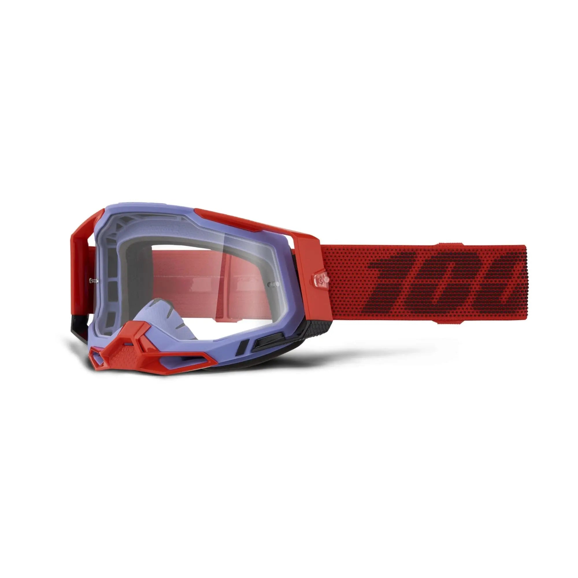 100% Racecraft 2 Goggles Cleat / Clear Lens - FREE UK Shipping, FREE 365 Day Returns | Moto Central