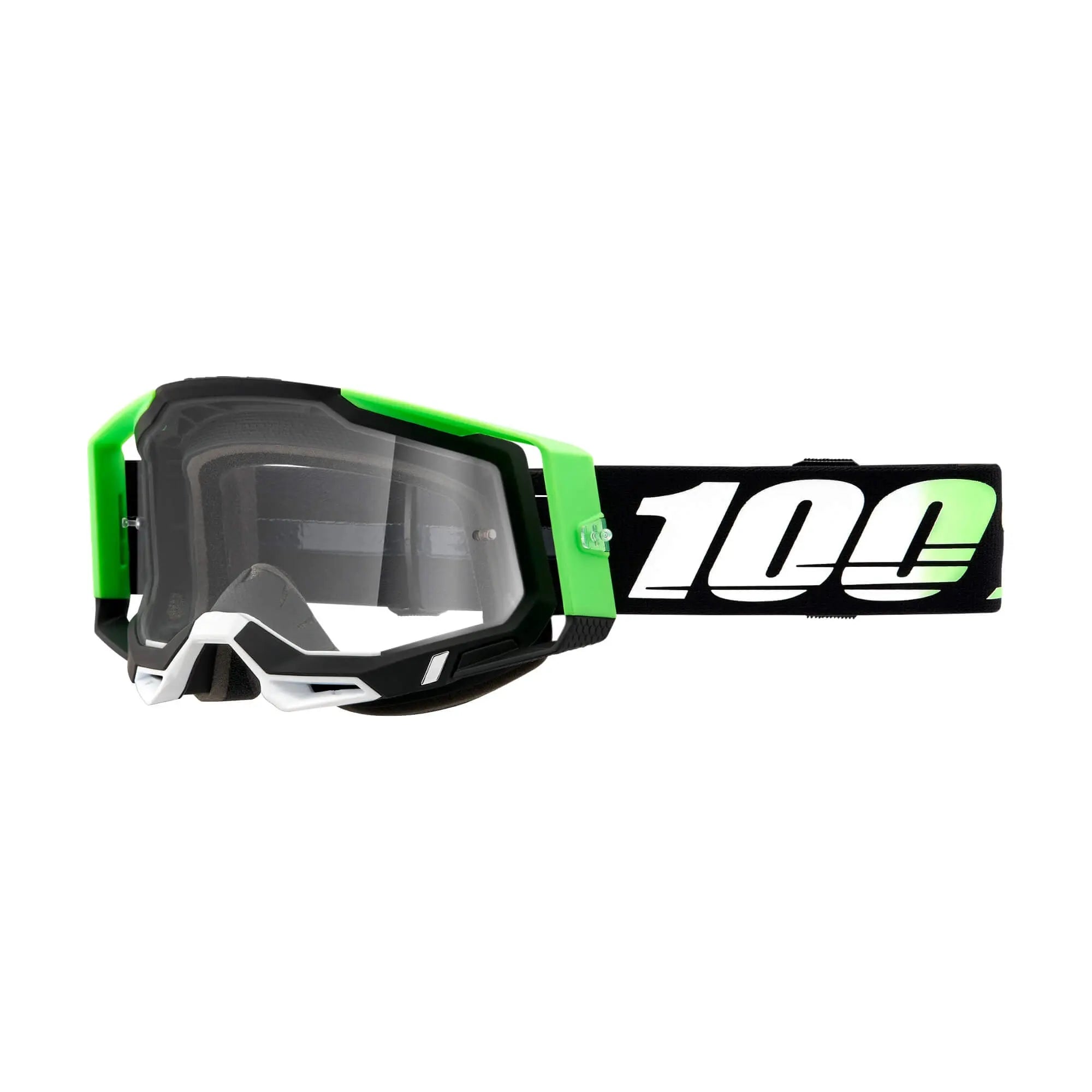 100% Racecraft 2 Goggles Kalkuta / Clear Lens - FREE UK Shipping, FREE 365 Day Returns | Moto Central