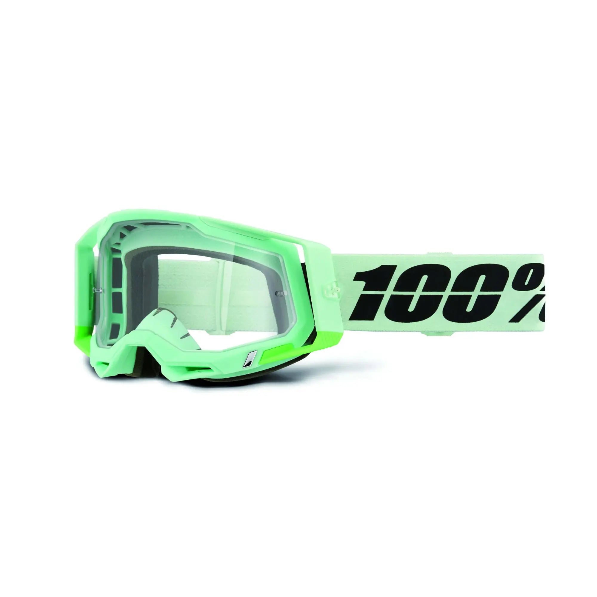 100% Racecraft 2 Goggles Palomar / Clear Lens - FREE UK Shipping, FREE 365 Day Returns | Moto Central