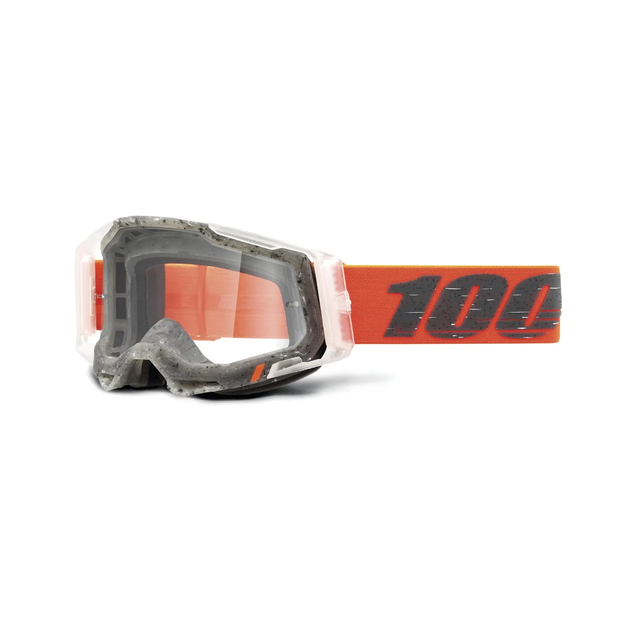 100% Racecraft 2 Goggles Schrute / Clear Lens - FREE UK Shipping, FREE 365 Day Returns | Moto Central