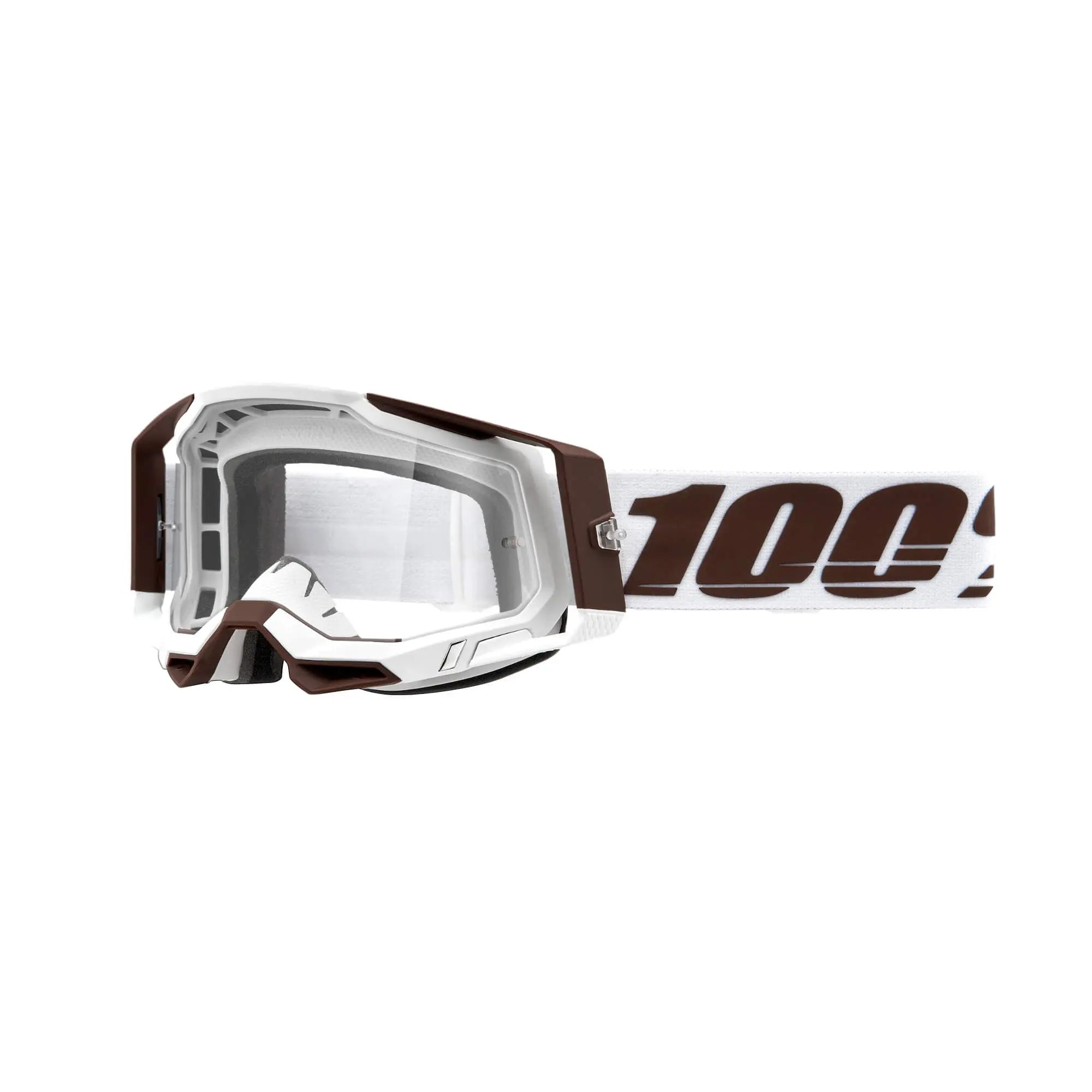 100% Racecraft 2 Goggles Snowbird / Clear Lens - FREE UK Shipping, FREE 365 Day Returns | Moto Central