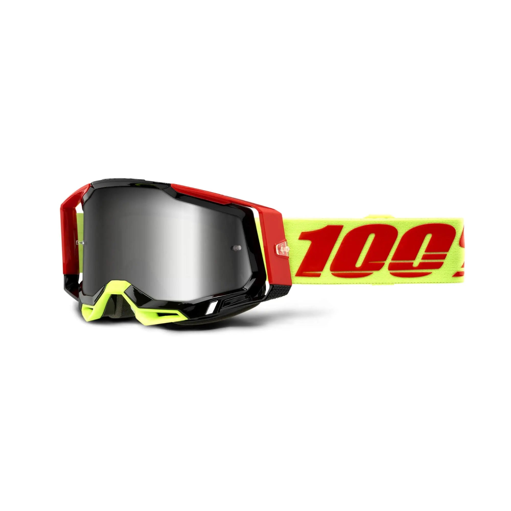 100% Racecraft 2 Goggles Wiz / Flash Silver Lens - FREE UK Shipping, FREE 365 Day Returns | Moto Central