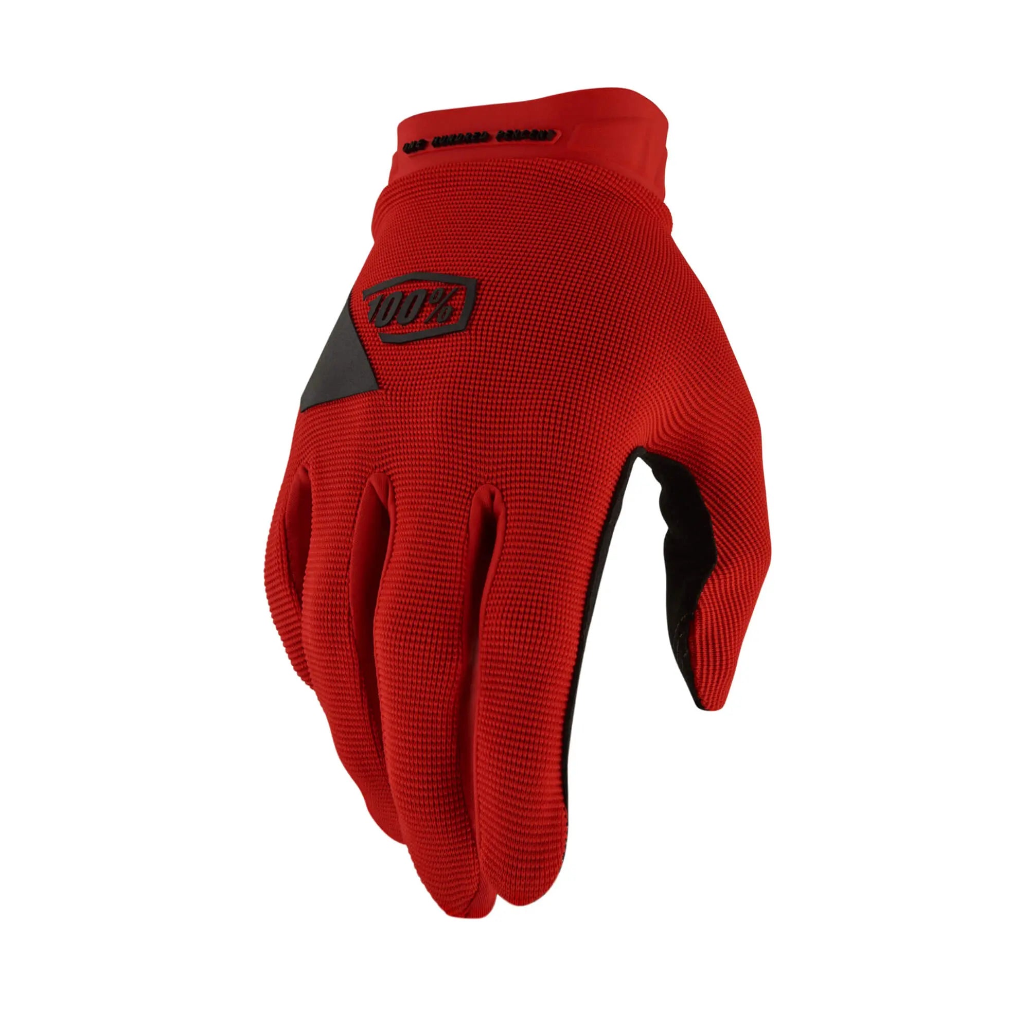 100% Ridecamp Gel Gloves Red - FREE UK Shipping, FREE 365 Day Returns | Moto Central