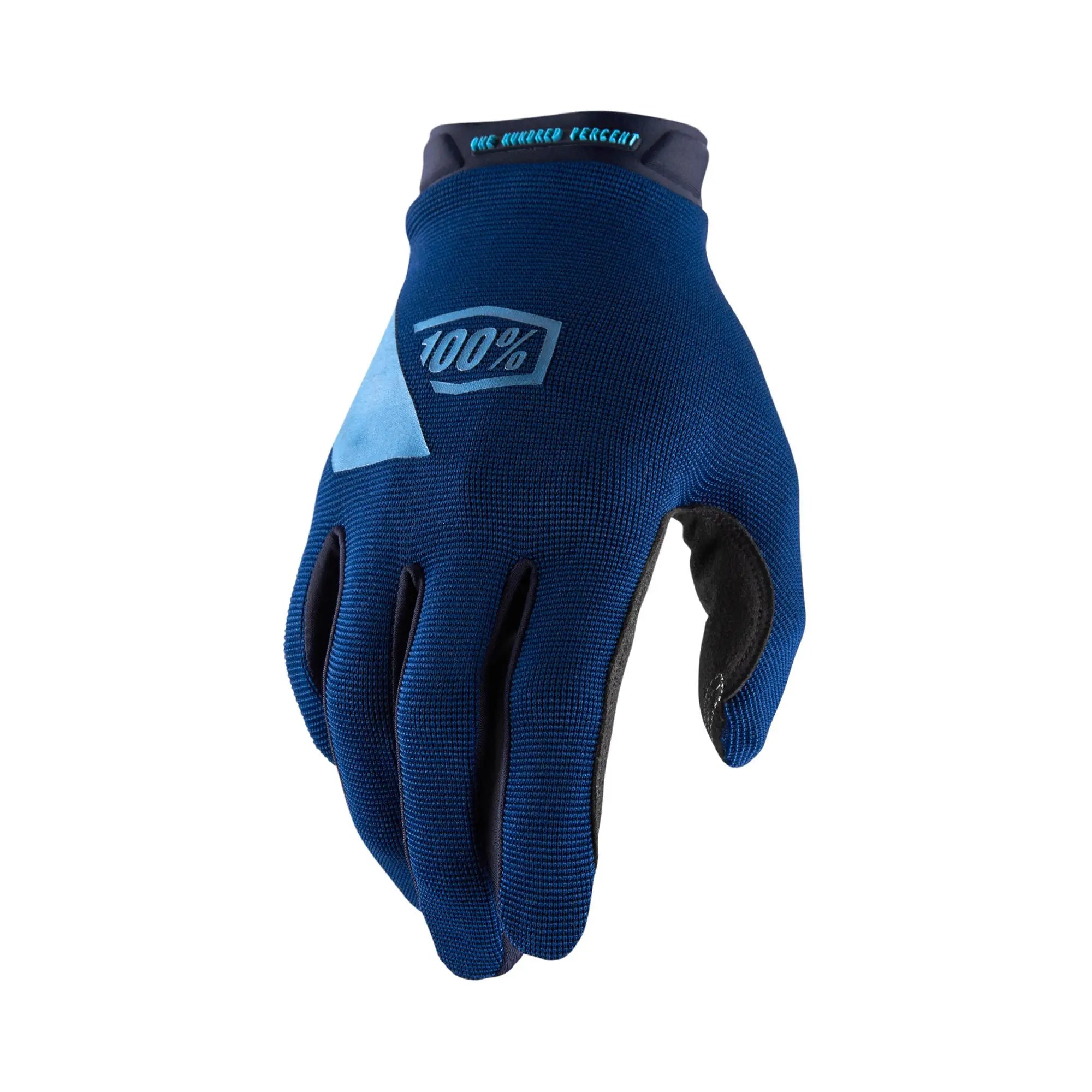 100% Ridecamp Gloves Navy / Slate - FREE UK Shipping, FREE 365 Day Returns | Moto Central