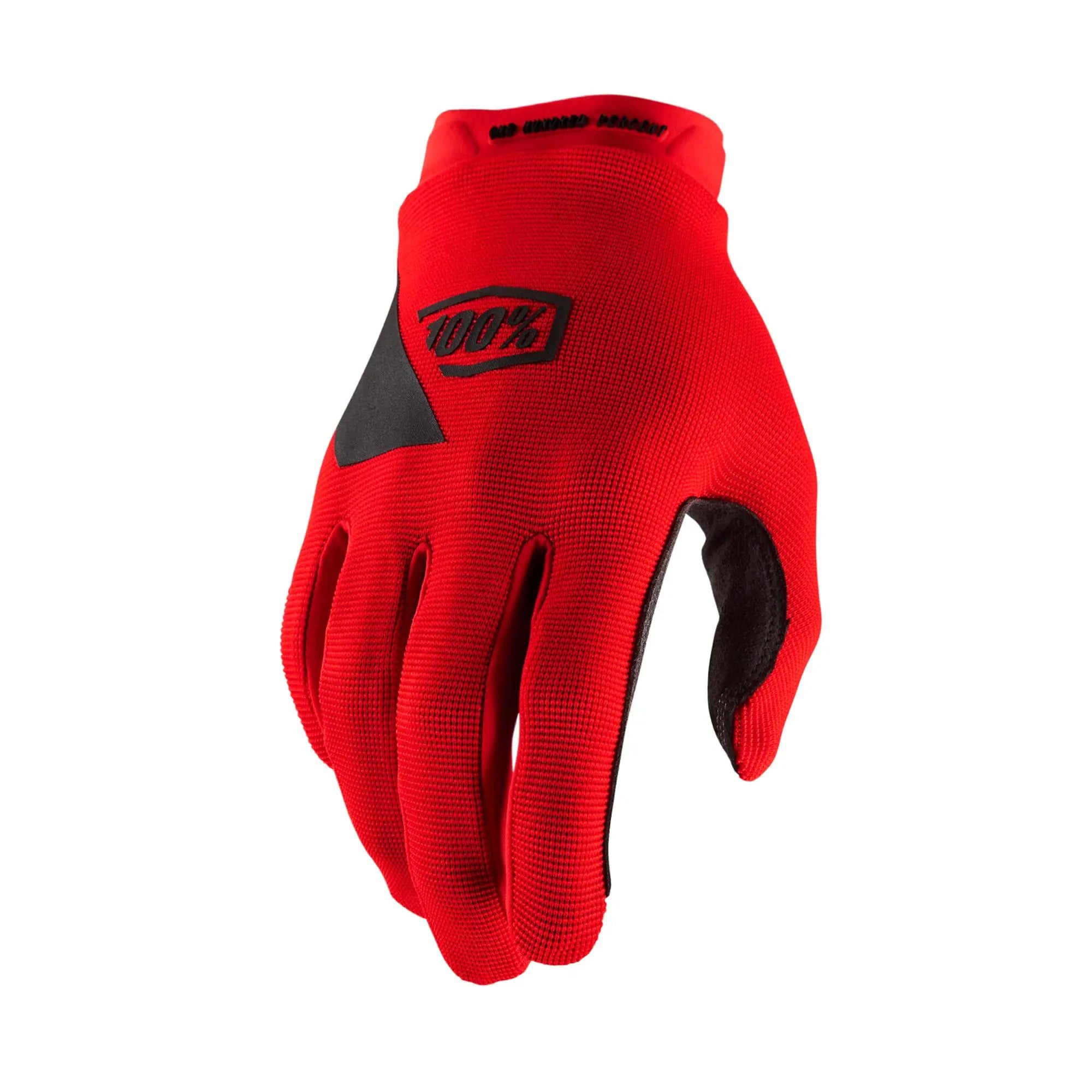 100% Ridecamp Gloves Red - FREE UK Shipping, FREE 365 Day Returns | Moto Central