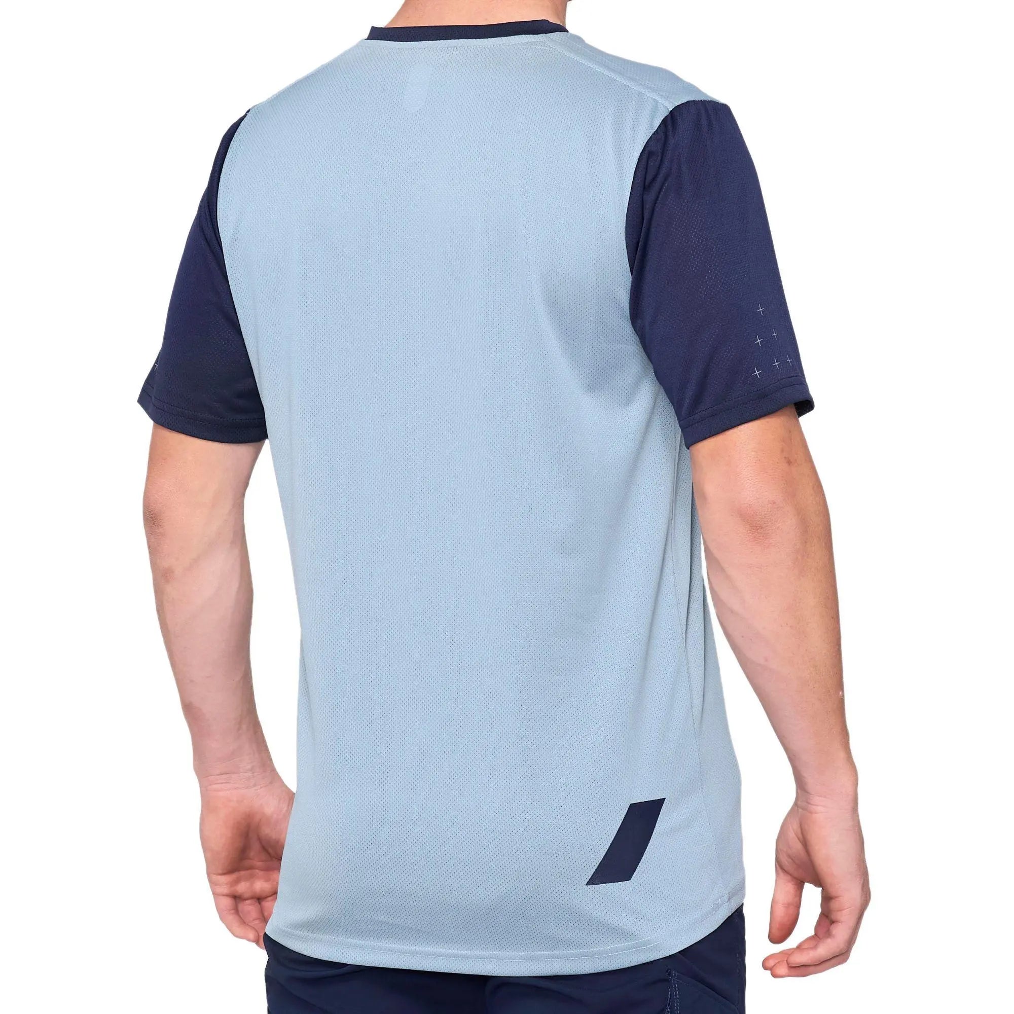 100% Ridecamp Jersey Light Slate / Navy - FREE UK Shipping, FREE 365 Day Returns | Moto Central