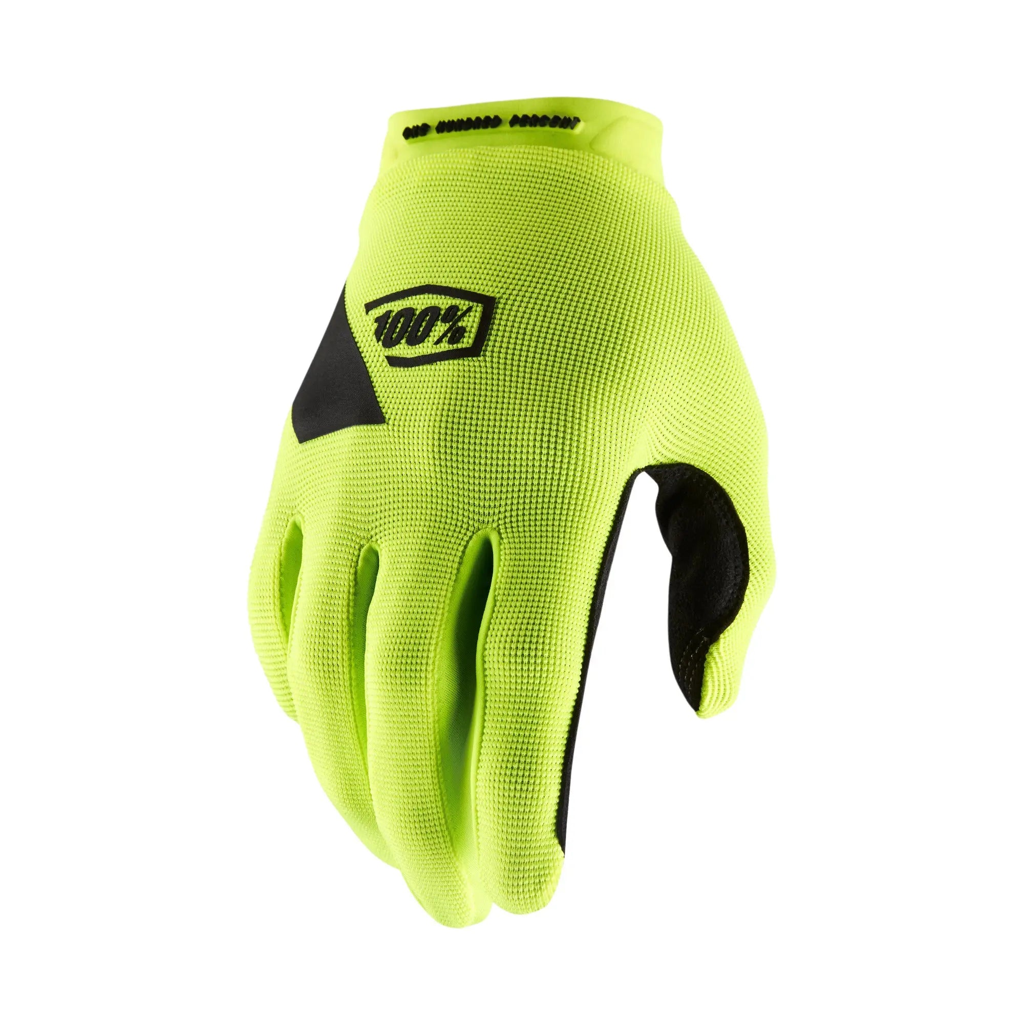 100% Ridecamp Ladies Gloves Fluo Yellow / Black - FREE UK Shipping, FREE 365 Day Returns | Moto Central