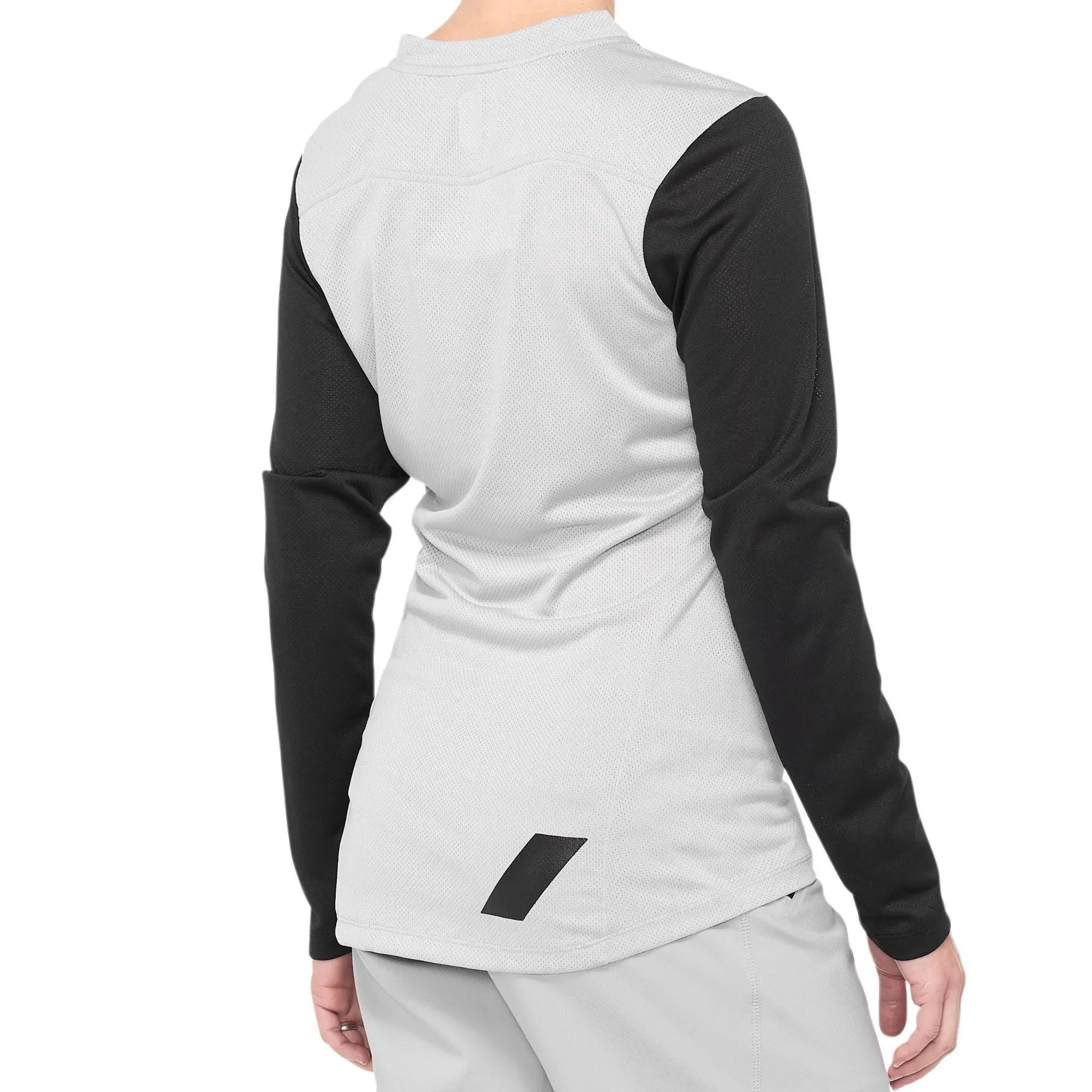 100% Ridecamp Ladies Long Sleeves Jersey Grey / Black - FREE UK Shipping, FREE 365 Day Returns | Moto Central