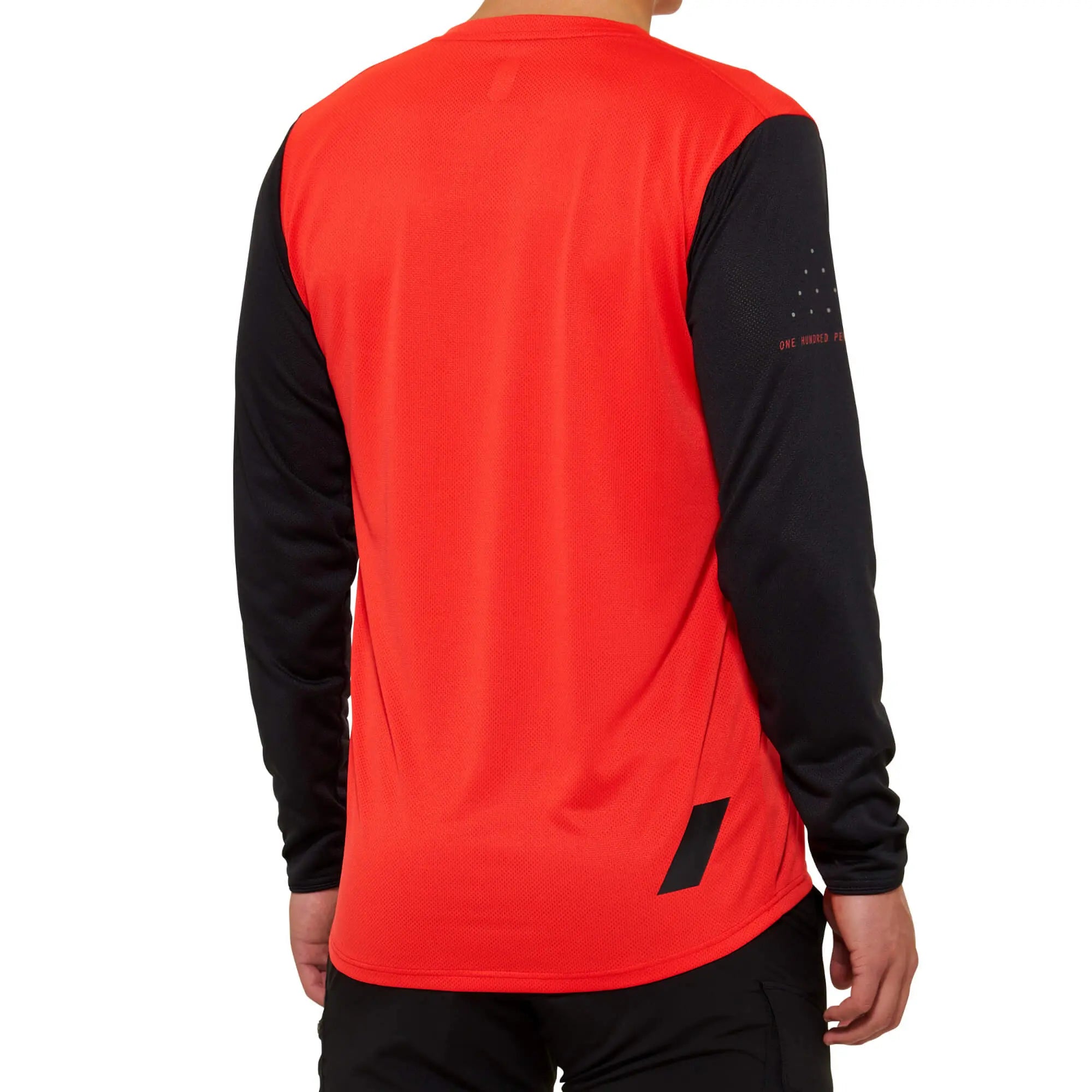 100% Ridecamp Long Sleeves Jersey Red / Black - FREE UK Shipping, FREE 365 Day Returns | Moto Central