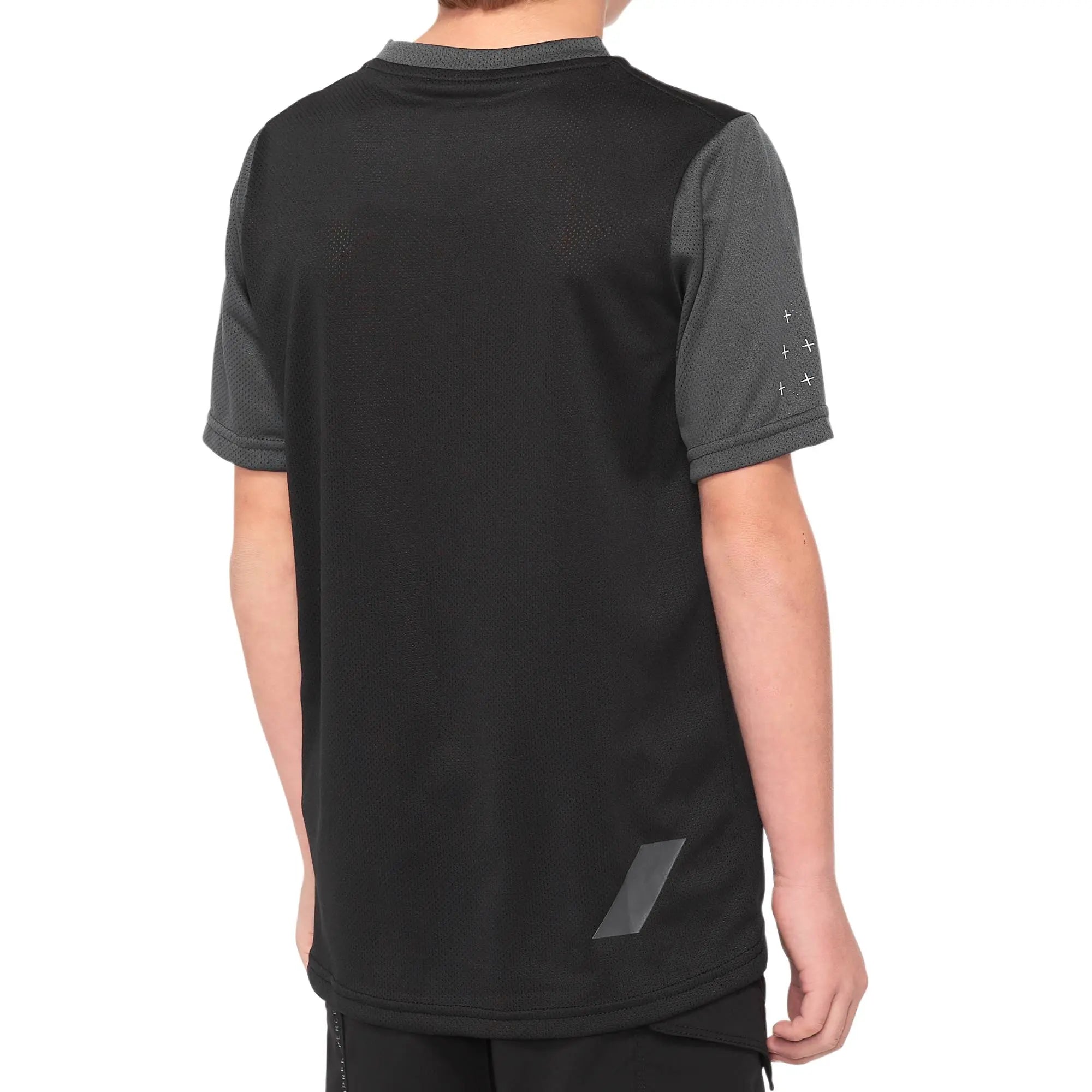 100% Ridecamp Youth Jersey Black / Charcoal - FREE UK Shipping, FREE 365 Day Returns | Moto Central