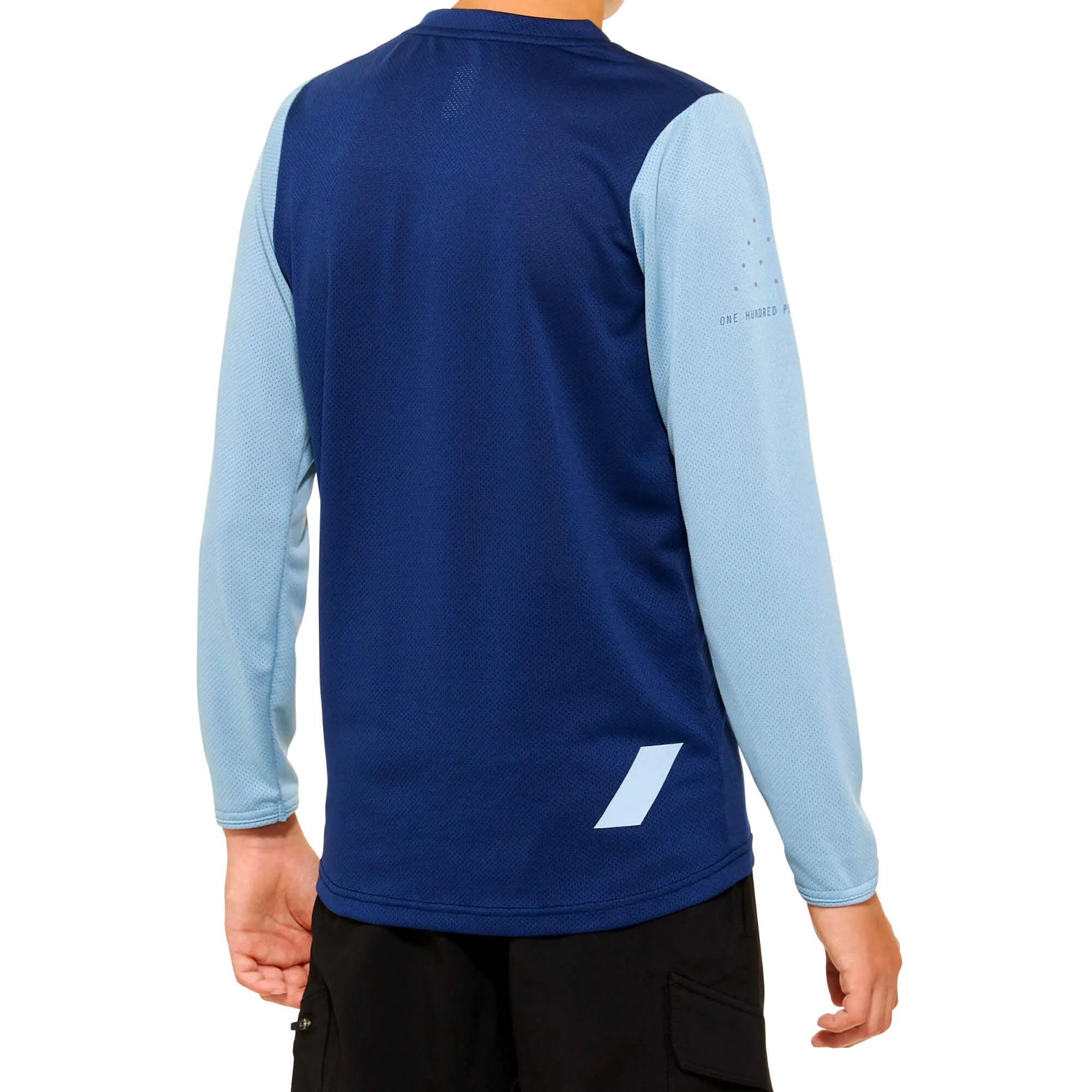 100% Ridecamp Youth Long Sleeves Jersey Slate / Navy - FREE UK Shipping, FREE 365 Day Returns | Moto Central