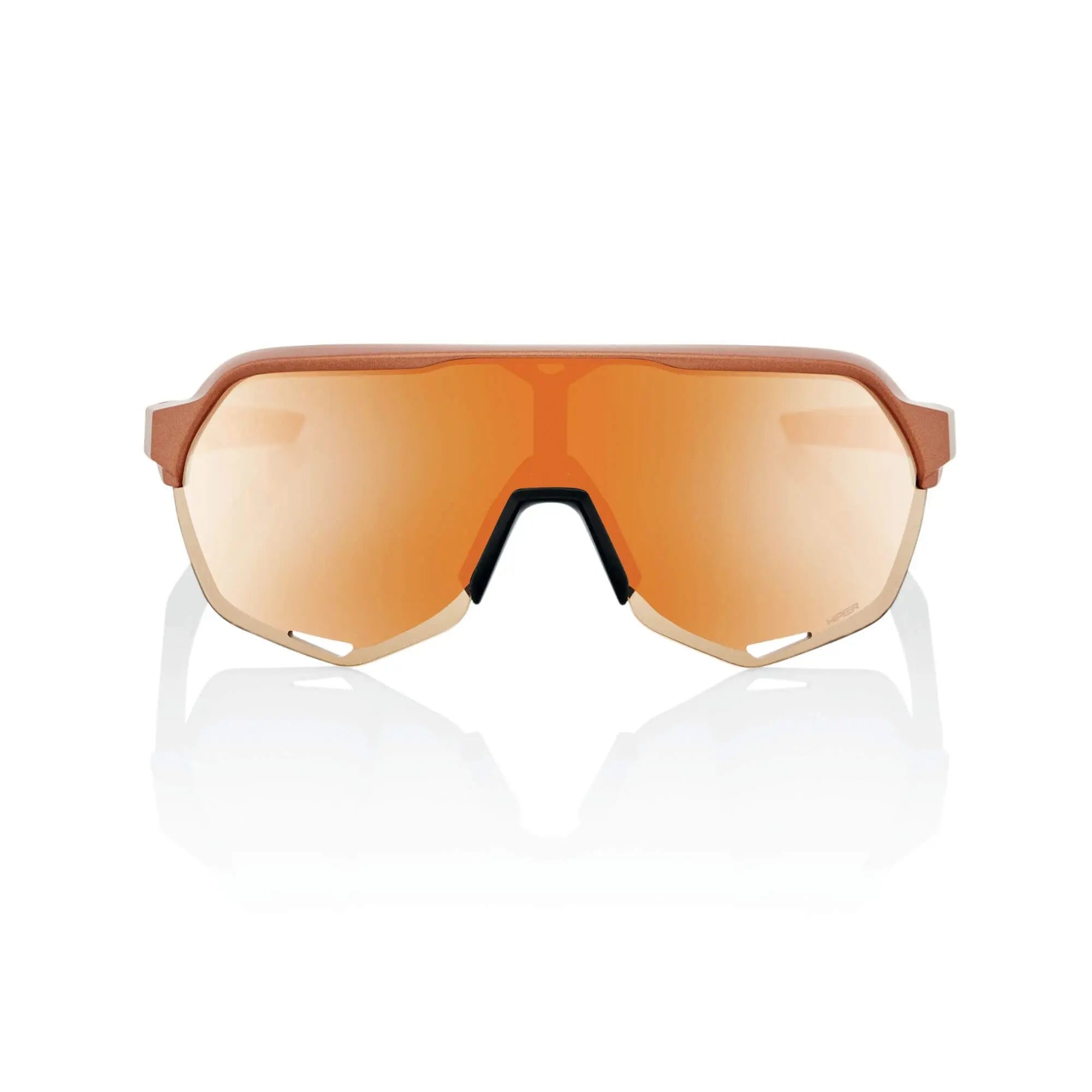 100% S2 Glasses Matt Copper Chromium / HiPER Copper Mirror Lens - FREE UK Shipping, FREE 365 Day Returns | Moto Central