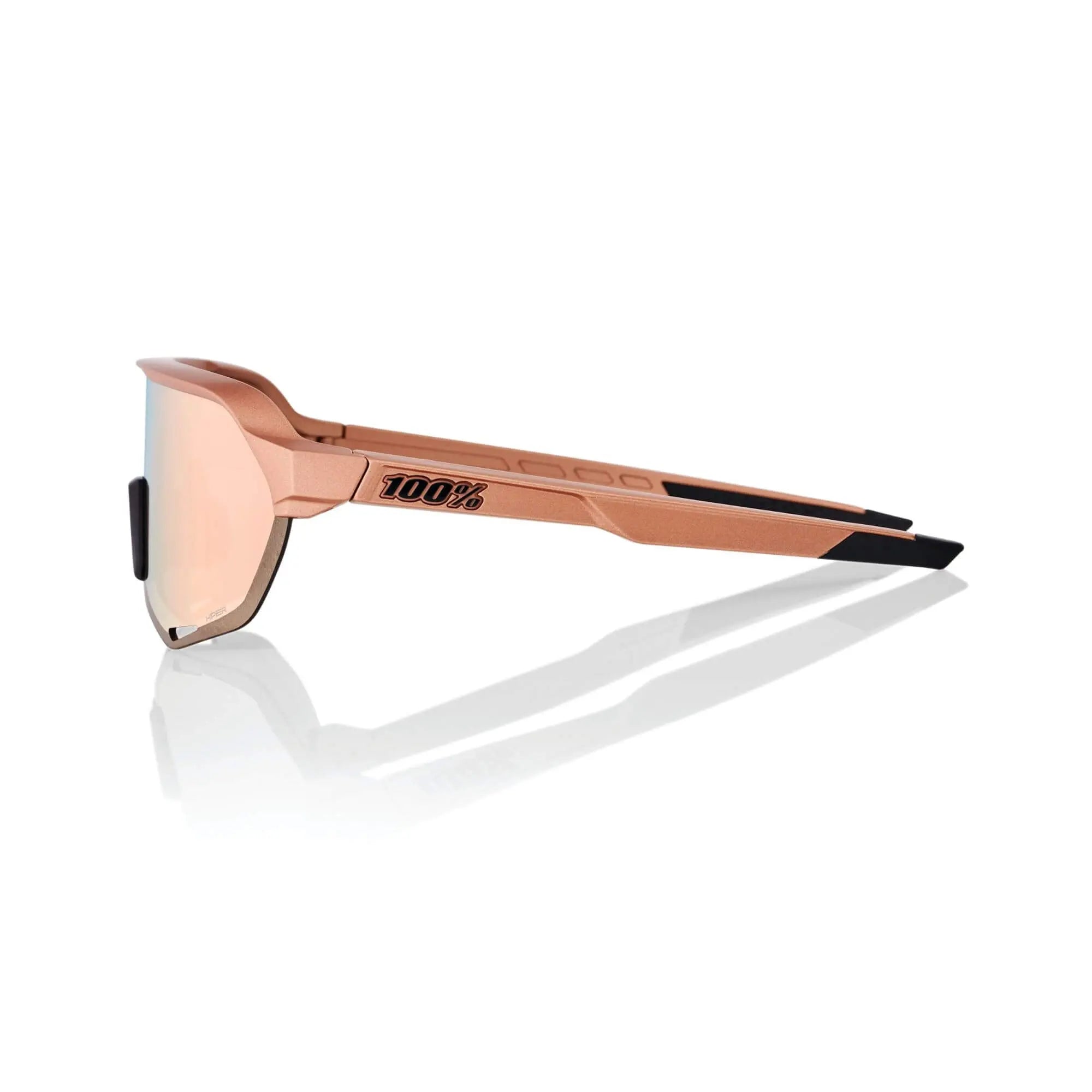 100% S2 Glasses Matt Copper Chromium / HiPER Copper Mirror Lens - FREE UK Shipping, FREE 365 Day Returns | Moto Central