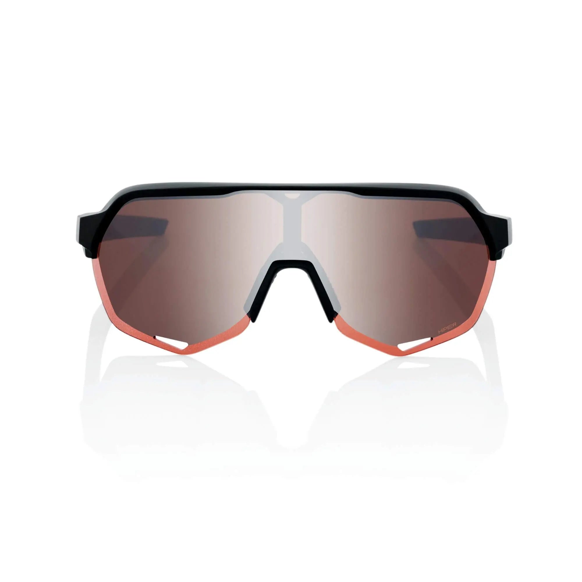 100% S2 Glasses Soft Tact Black / HiPER Crimson Silver Mirror Lens - FREE UK Shipping, FREE 365 Day Returns | Moto Central