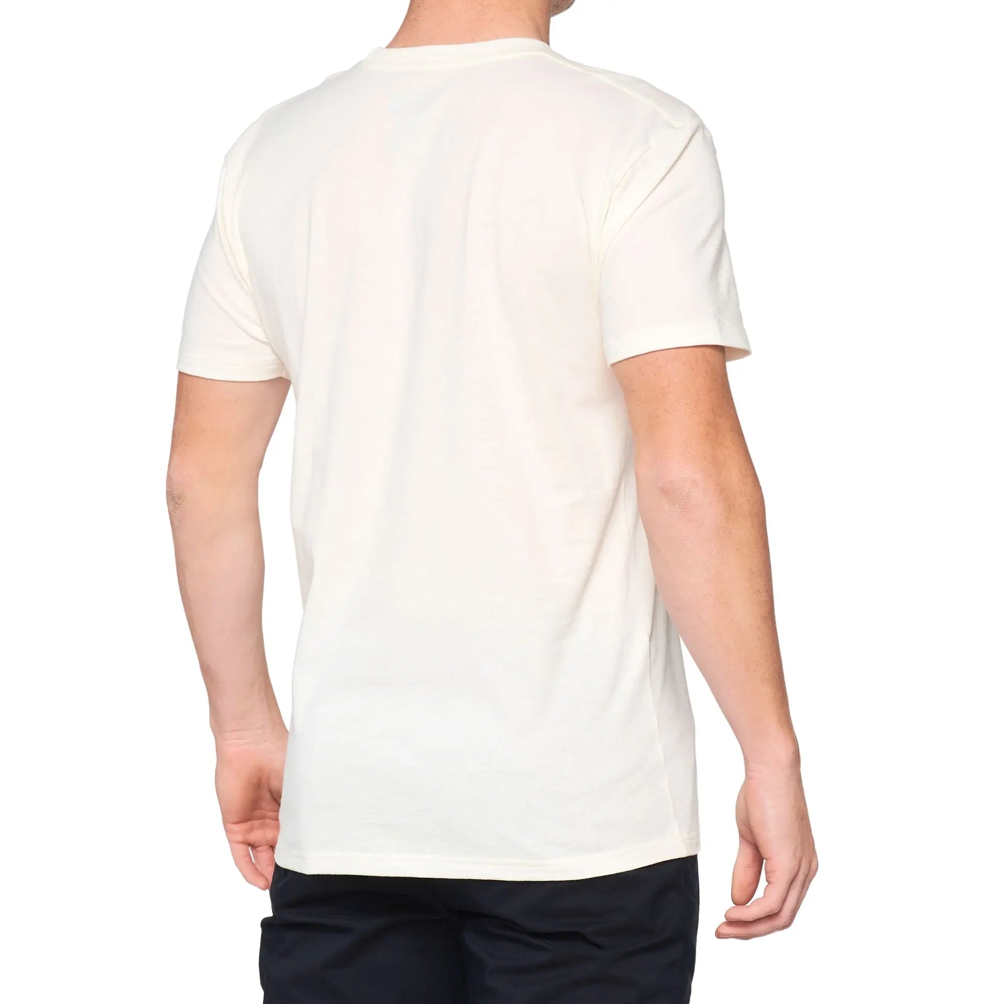 100% Scroll Tech T-Shirt Chalk - FREE UK Shipping, FREE 365 Day Returns | Moto Central