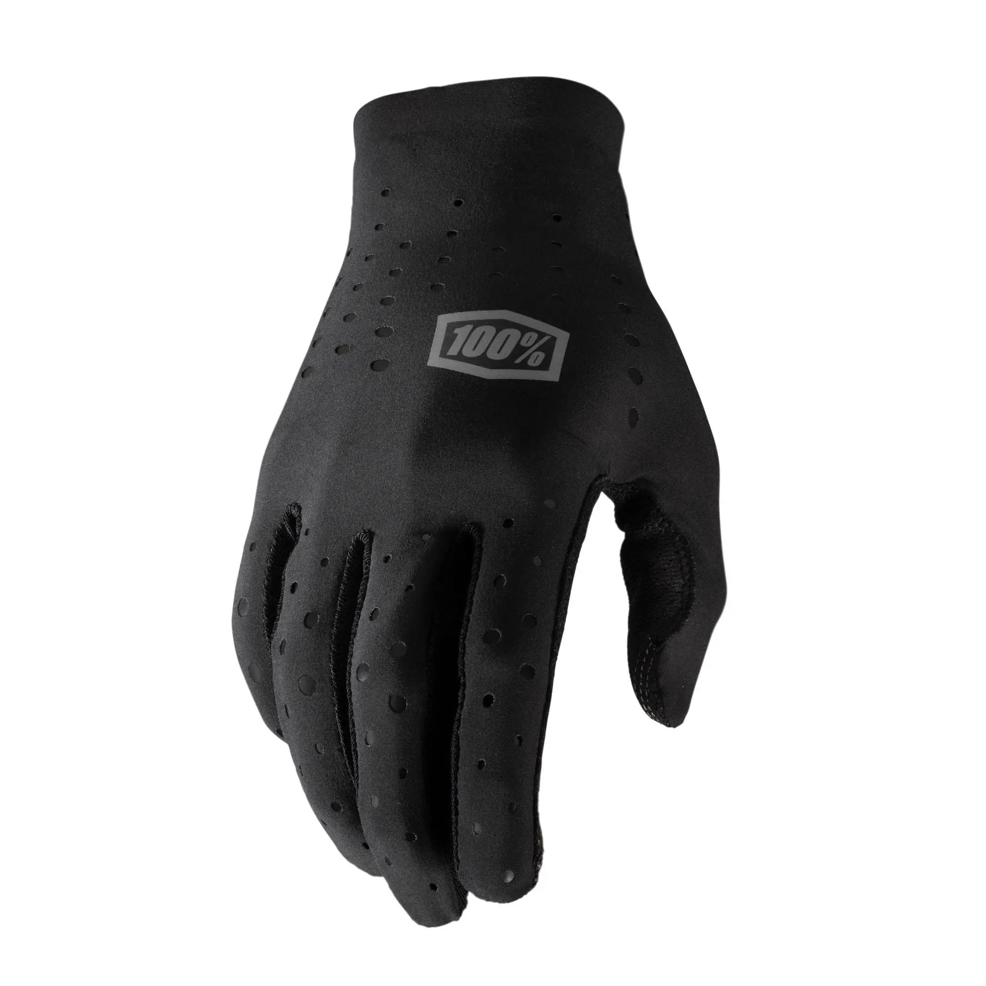 100% Sling Gloves Black - FREE UK Shipping, FREE 365 Day Returns | Moto Central