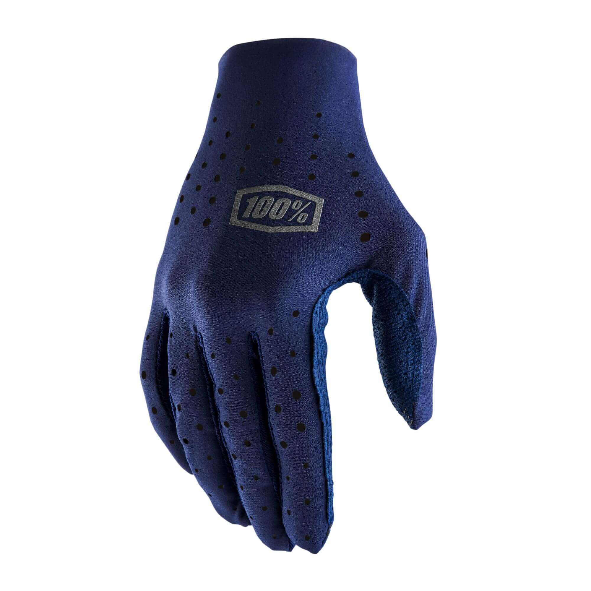 100% Sling Ladies Gloves Navy - FREE UK Shipping, FREE 365 Day Returns | Moto Central