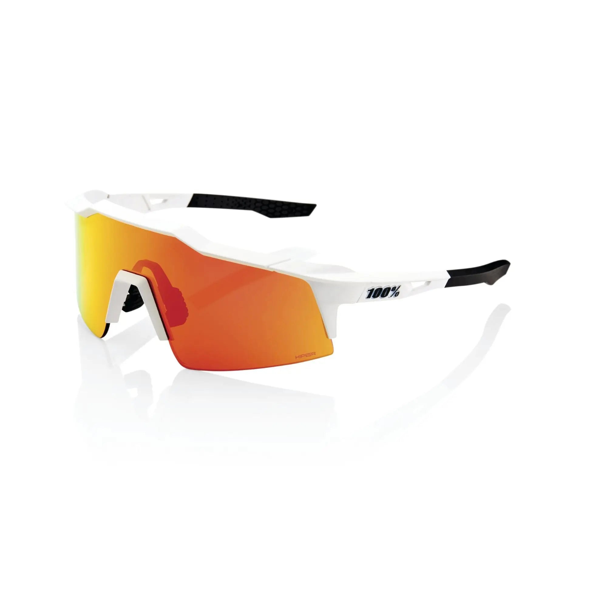 100% Speedcraft SL Glasses Soft Tact Off White / HiPER Red Multilayer Mirror - FREE UK Shipping, FREE 365 Day Returns | Moto Central