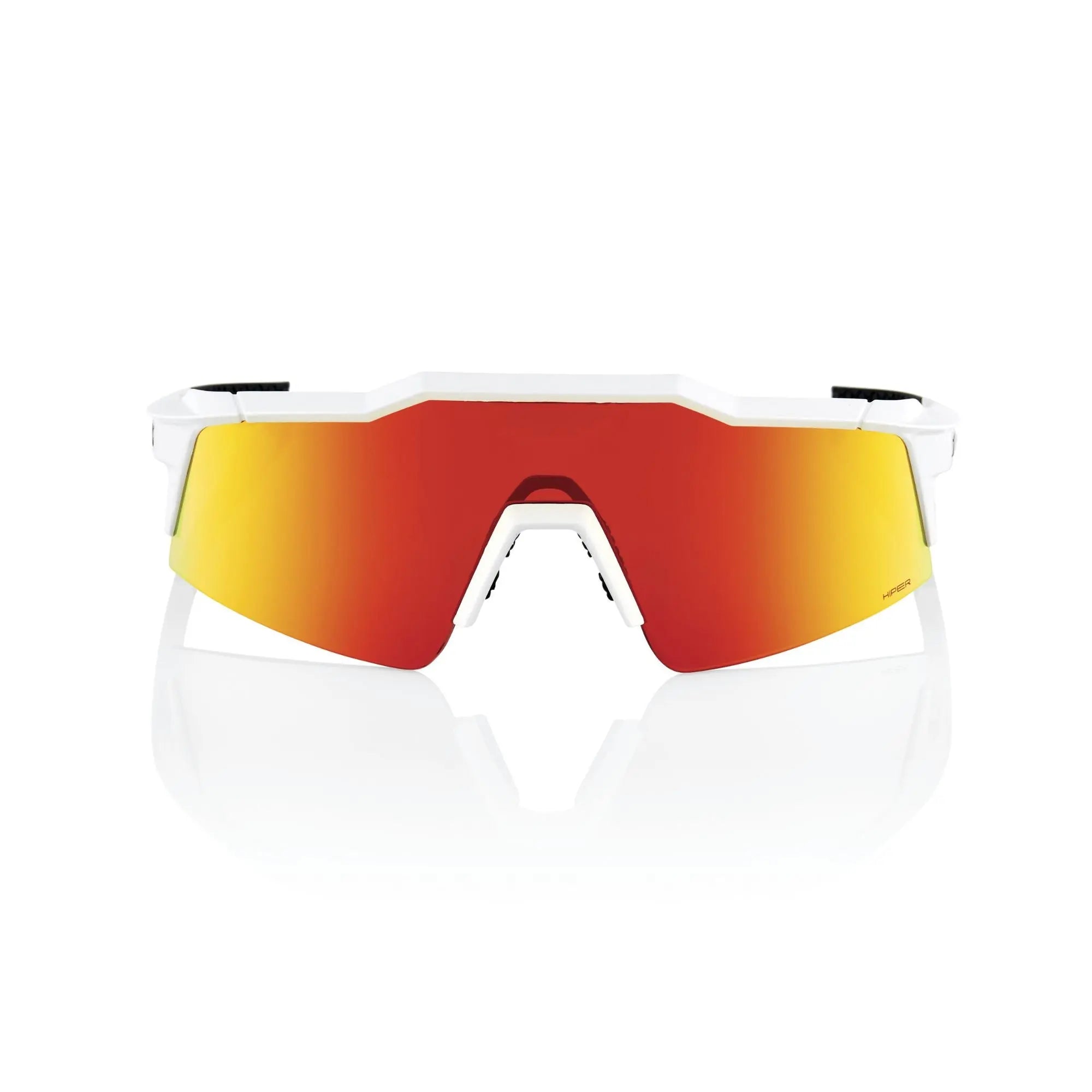 100% Speedcraft SL Glasses Soft Tact Off White / HiPER Red Multilayer Mirror - FREE UK Shipping, FREE 365 Day Returns | Moto Central