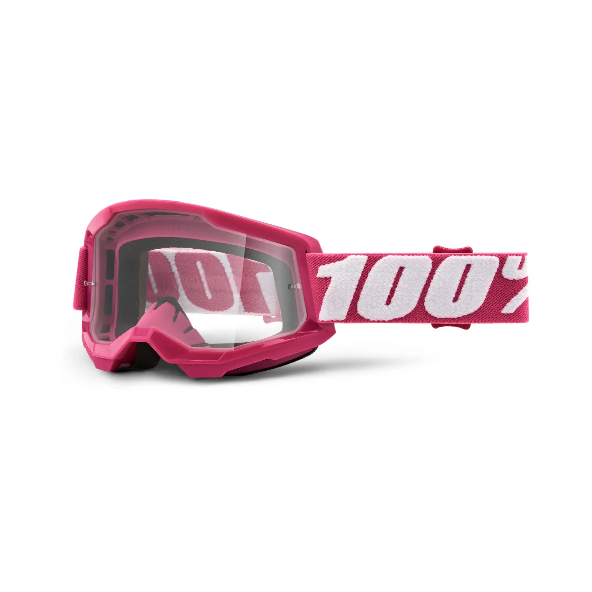 100% Strata 2 Goggles Fletcher / Clear Lens - FREE UK Shipping, FREE 365 Day Returns | Moto Central