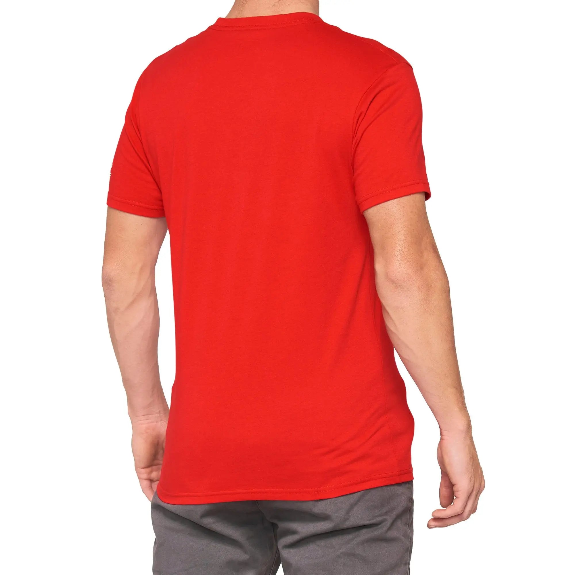 100% Tiller T-Shirt Red - FREE UK Shipping, FREE 365 Day Returns | Moto Central