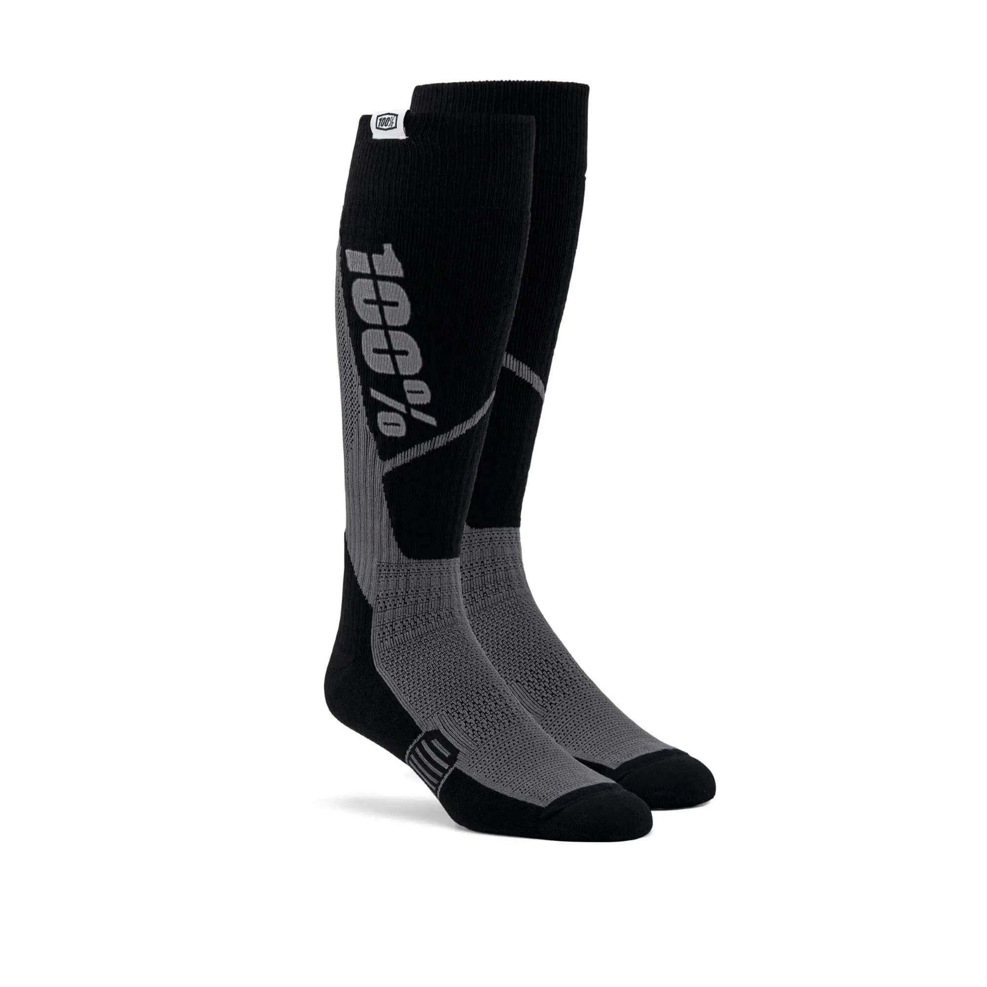 100% Torque Thick Comfort MX Socks Black - FREE UK Shipping, FREE 365 Day Returns | Moto Central