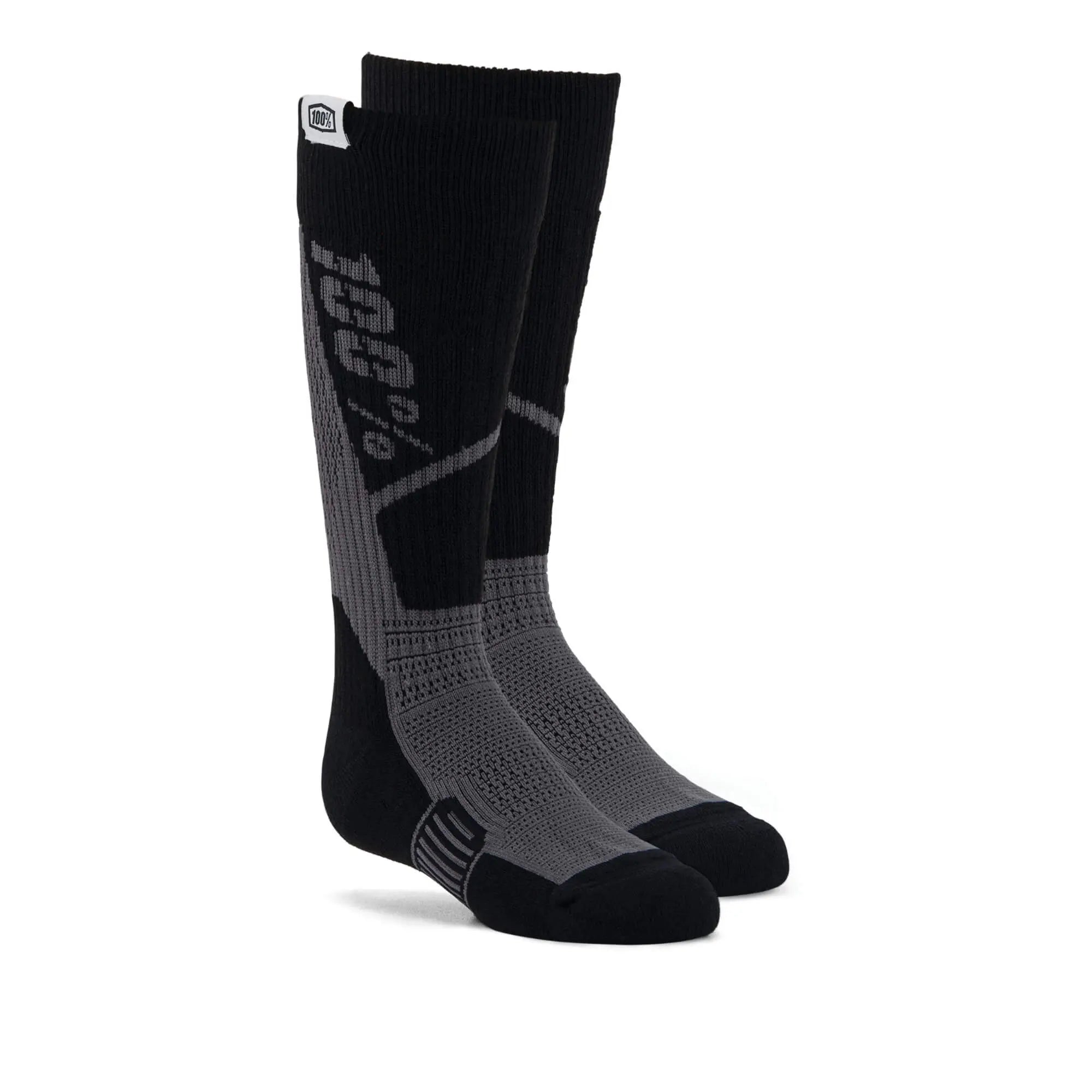 100% Torque Youth Thick Comfort MX Socks Black - FREE UK Shipping, FREE 365 Day Returns | Moto Central