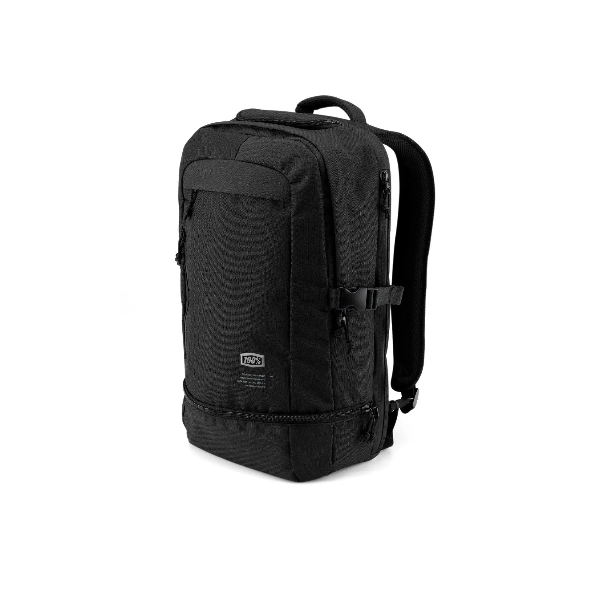 100% Transit Backpack Black - FREE UK Shipping, FREE 365 Day Returns | Moto Central