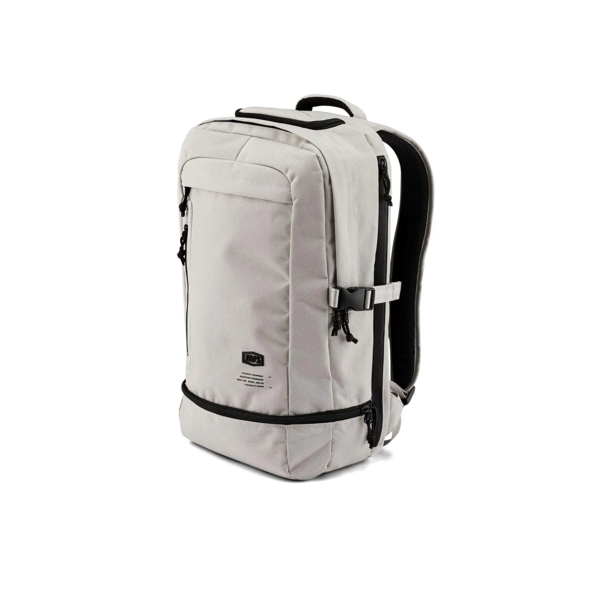 100% Transit Backpack Warm Grey - FREE UK Shipping, FREE 365 Day Returns | Moto Central