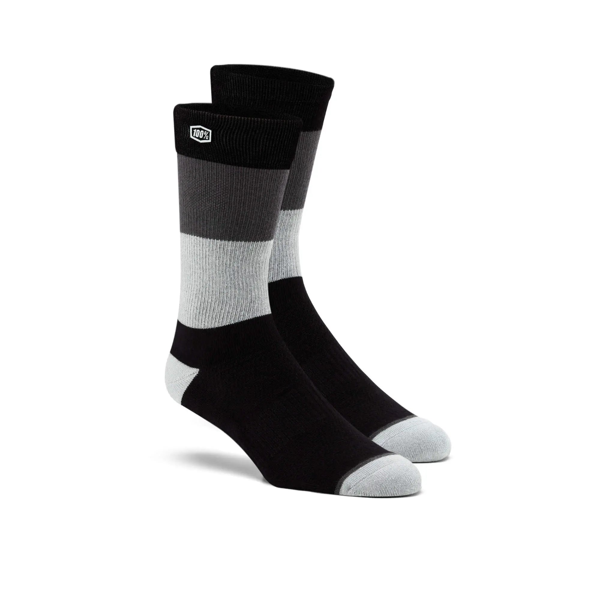 100% Trio Casual Socks Black - FREE UK Shipping, FREE 365 Day Returns | Moto Central