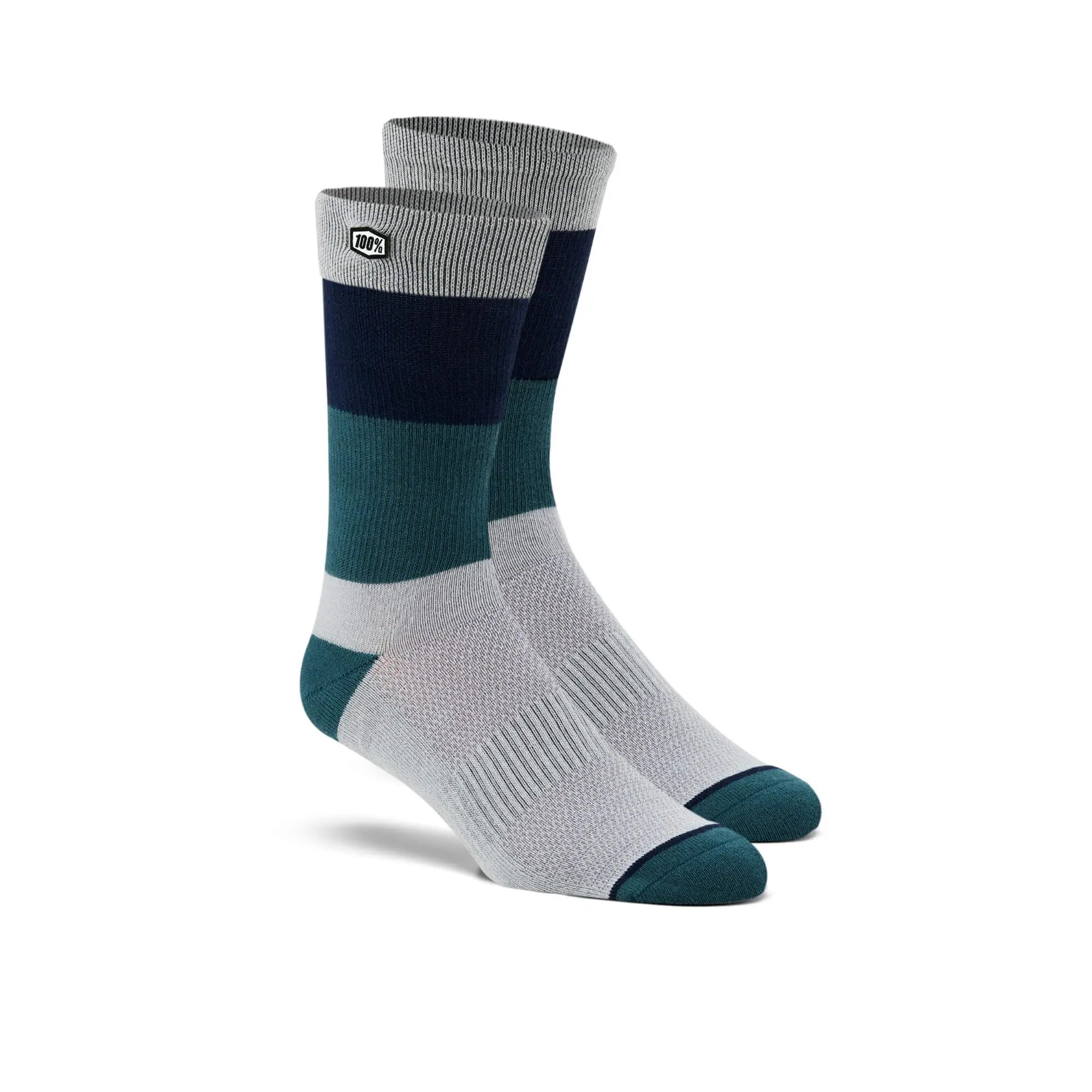 100% Trio Casual Socks Silver - FREE UK Shipping, FREE 365 Day Returns | Moto Central