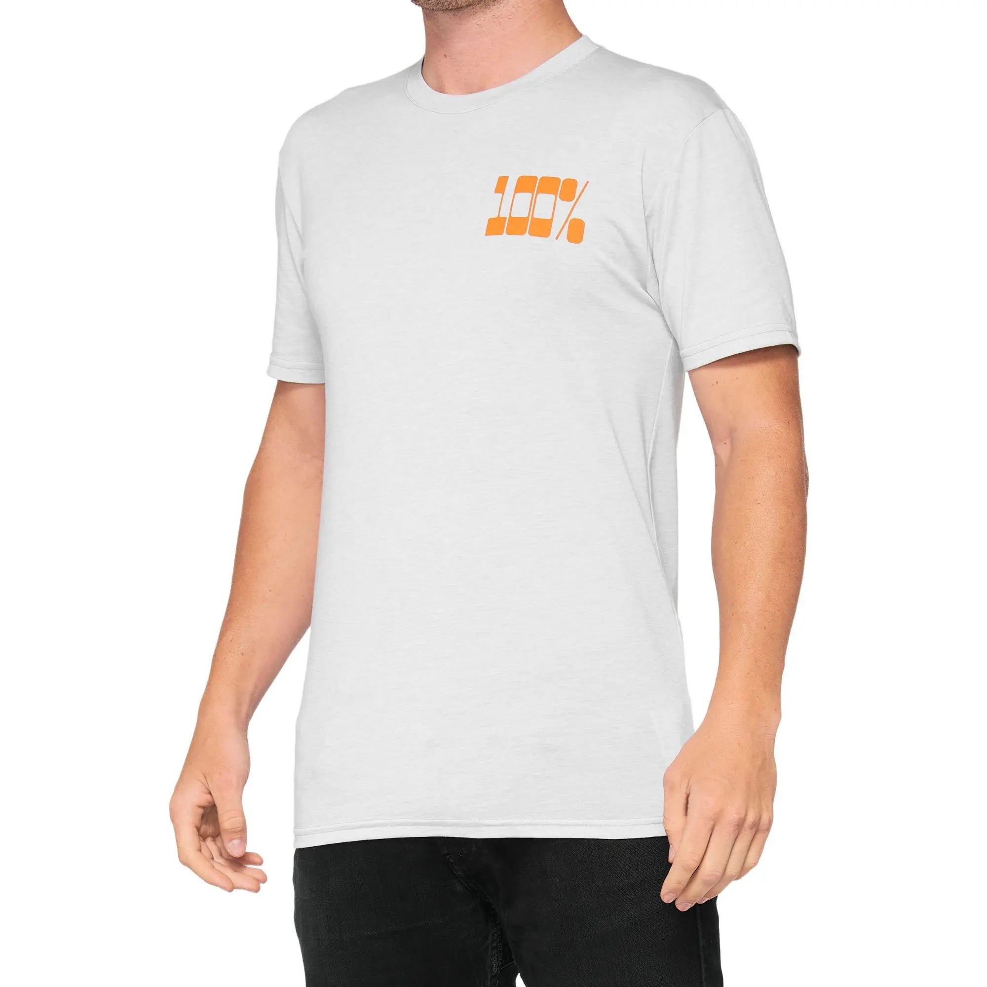 100% Trona Tech T-Shirt Chalk - FREE UK Shipping, FREE 365 Day Returns | Moto Central