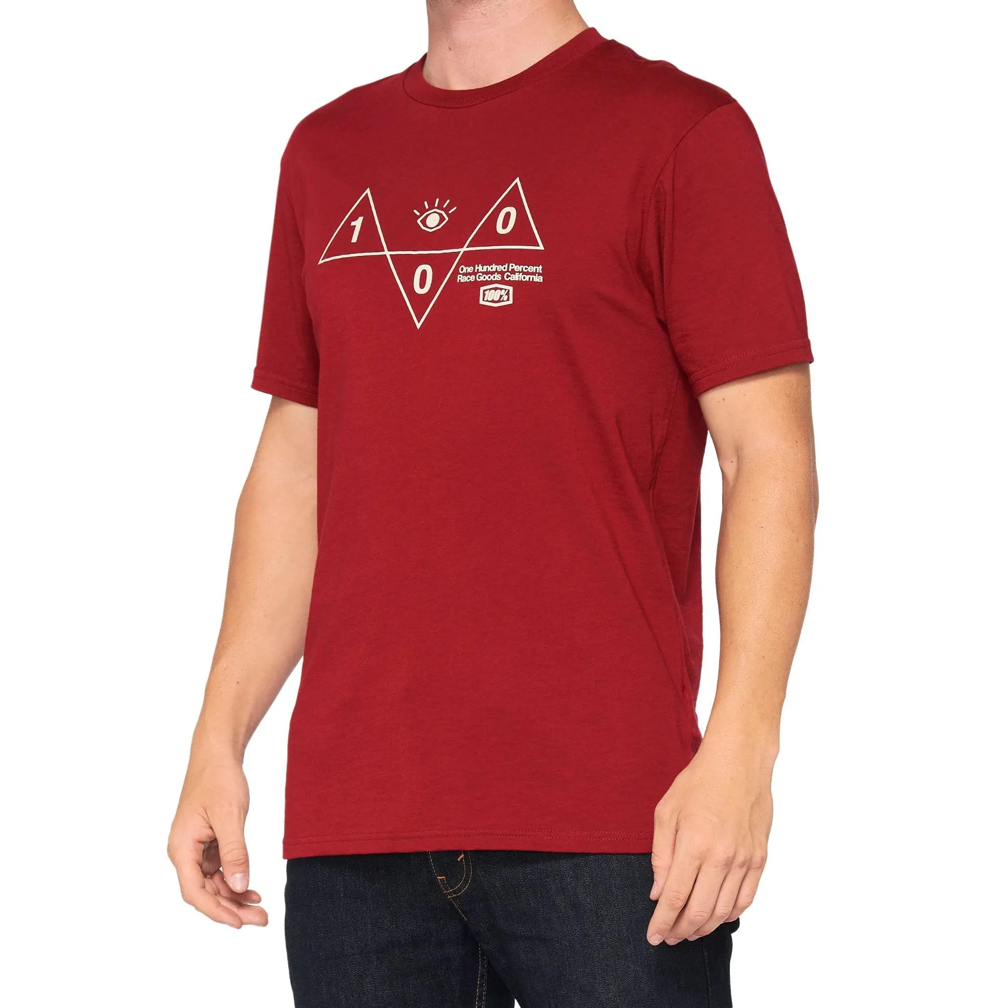 100% Vision T-Shirt Brick - FREE UK Shipping, FREE 365 Day Returns | Moto Central