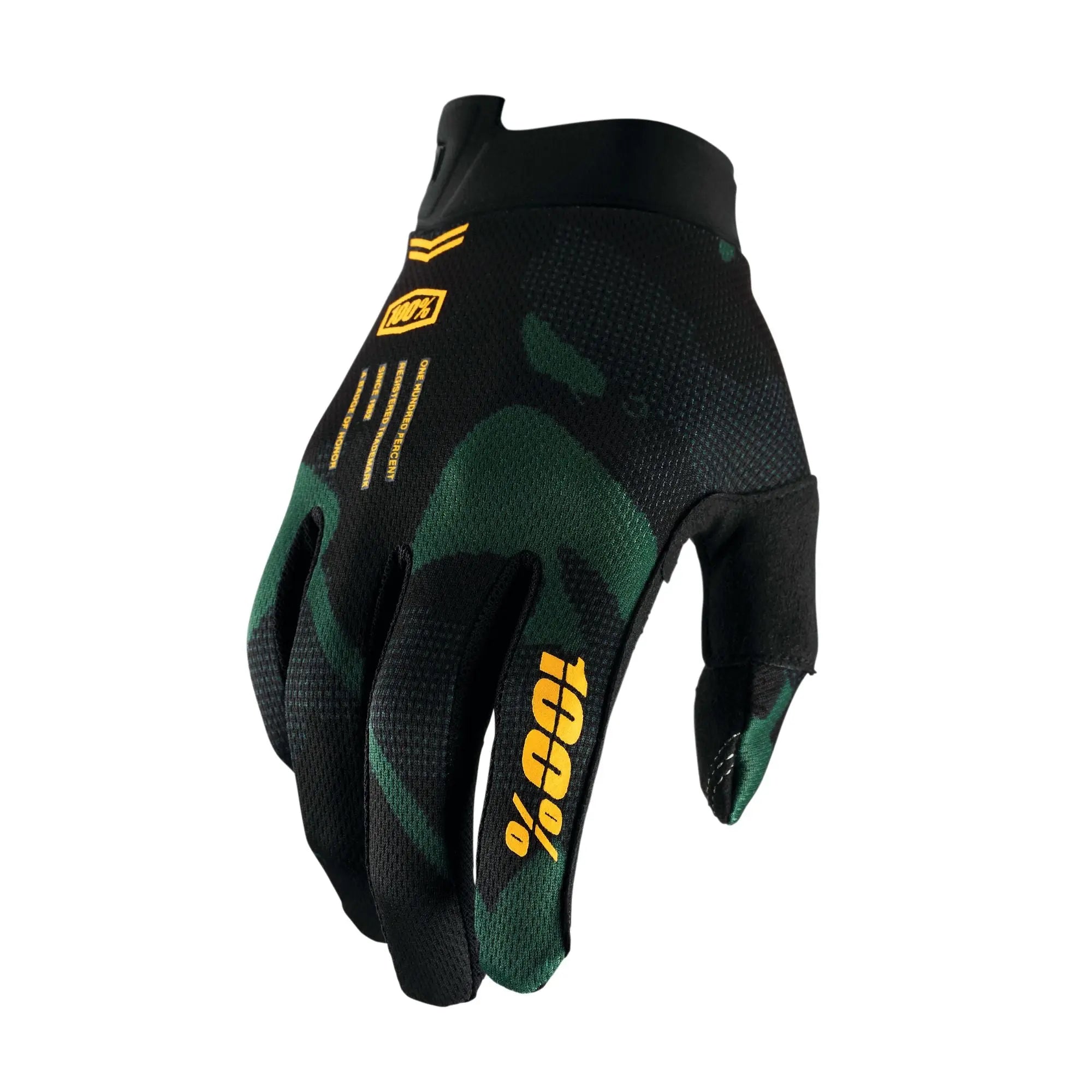 100% iTrack Gloves Sentinel Black - FREE UK Shipping, FREE 365 Day Returns | Moto Central