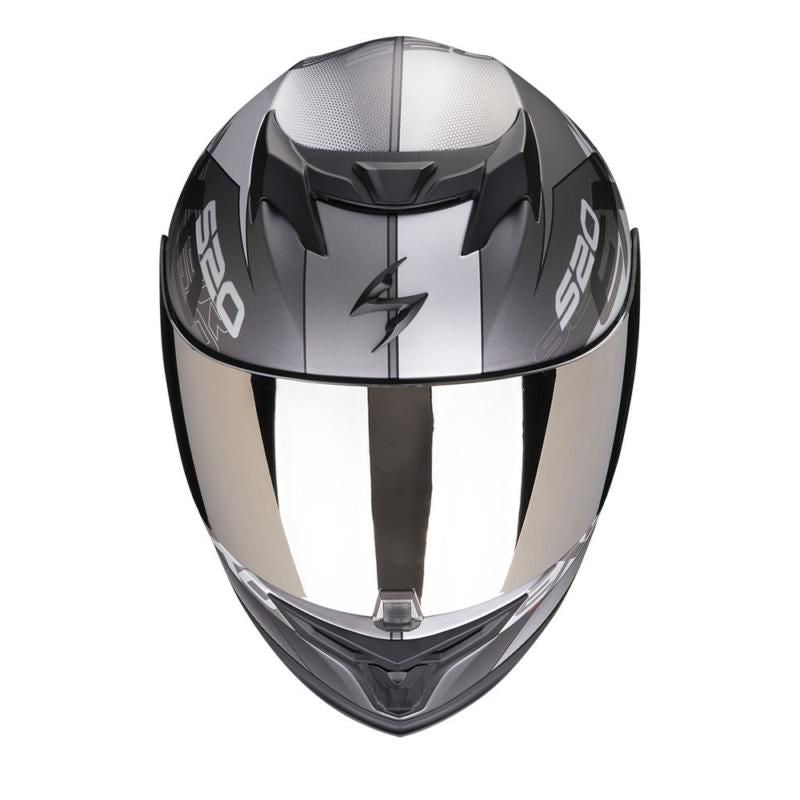 Scorpion EXO 520 Evo Air Cover Full Face Helmet Black / Silver