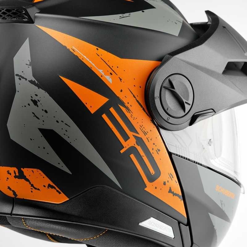 Schuberth E2 Explorer Flip-Up Helmet Orange / Black