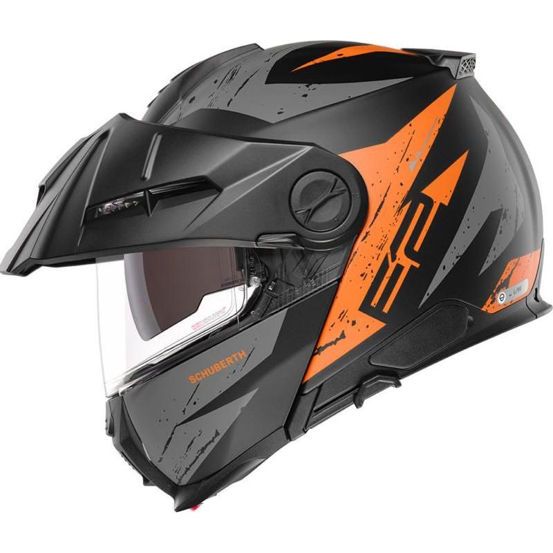 Schuberth E2 Explorer Flip-Up Helmet Orange / Black