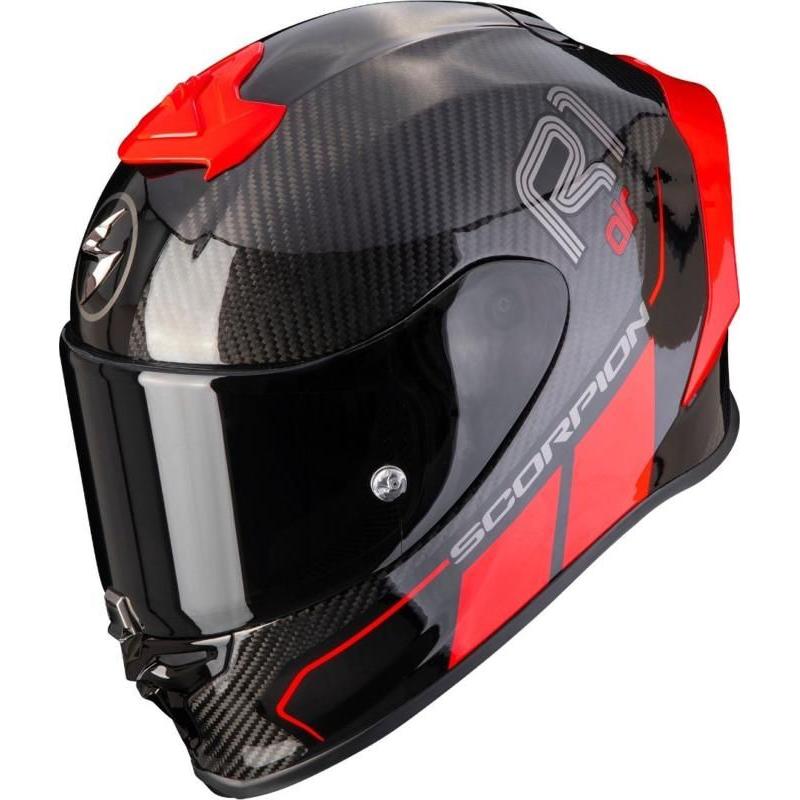 Scorpion EXO R1 Air Evo Carbon Corpus 2 Full Face Helmet Black / Red